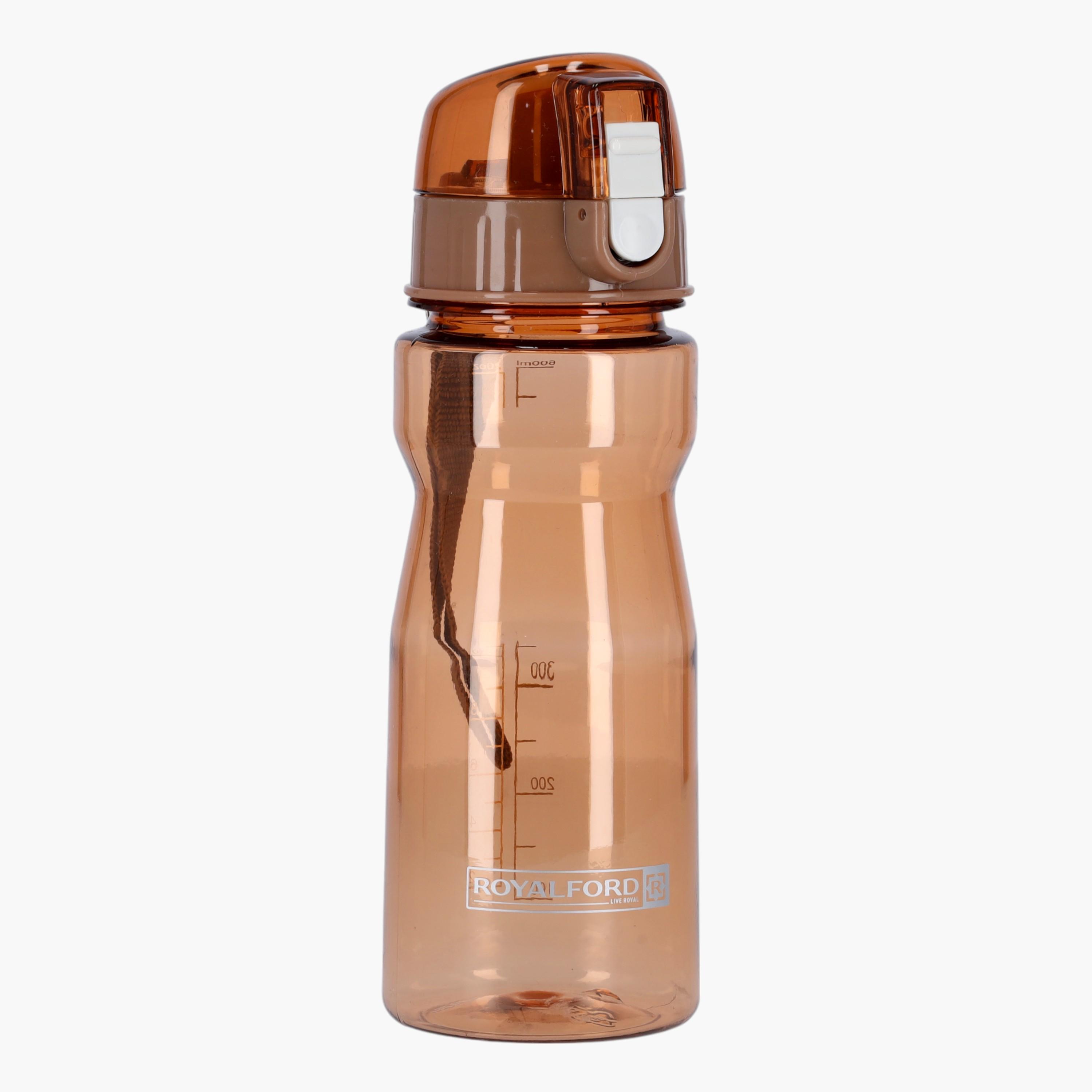 Royalford Water Bottle with Volume Marker and Flip Lid - 550 ml-school-waterbottles-image-2