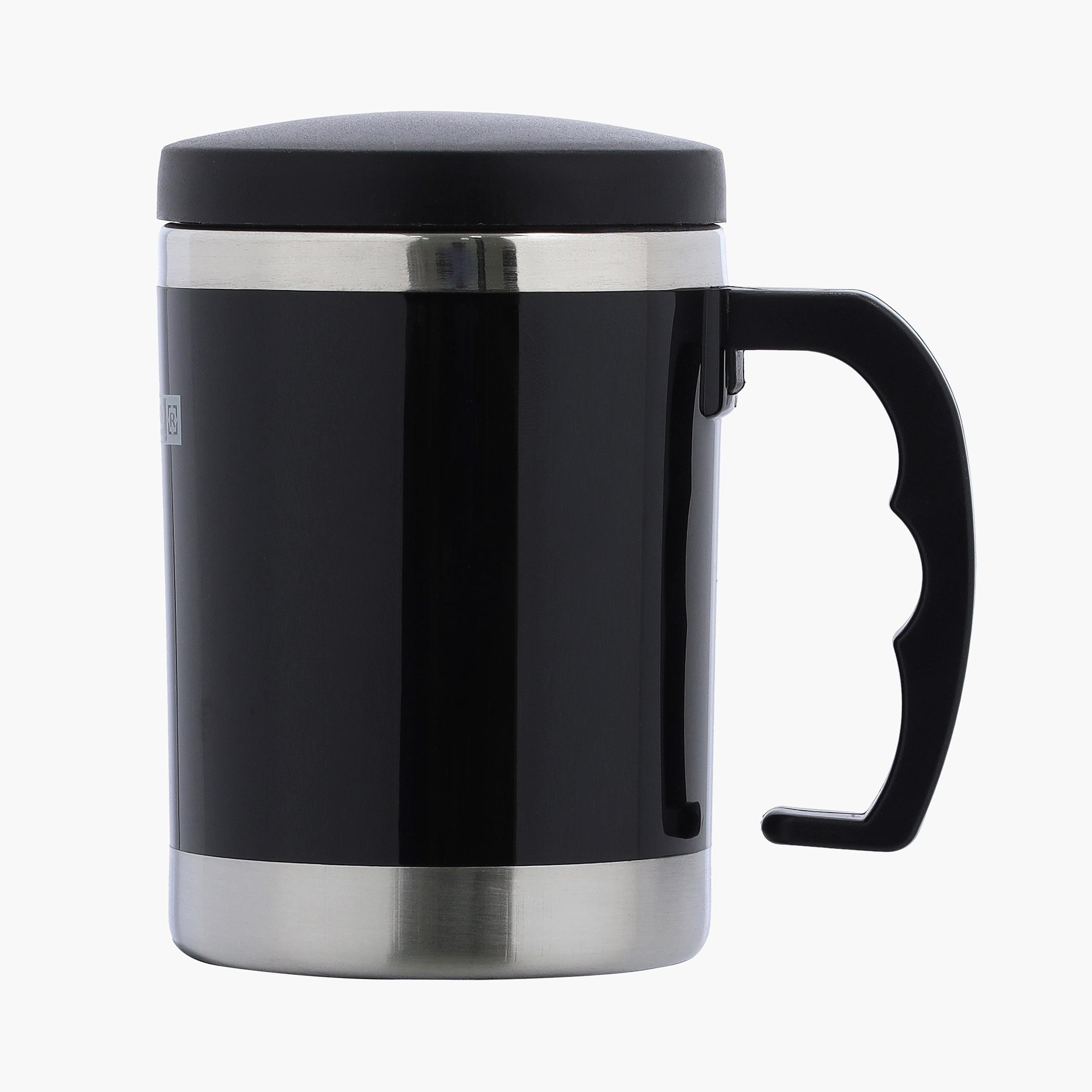 Stainless Steel Travel Mug with Handle - 300 ml-household-dining-teaandcoffee-travelmugsandsippers-image-1