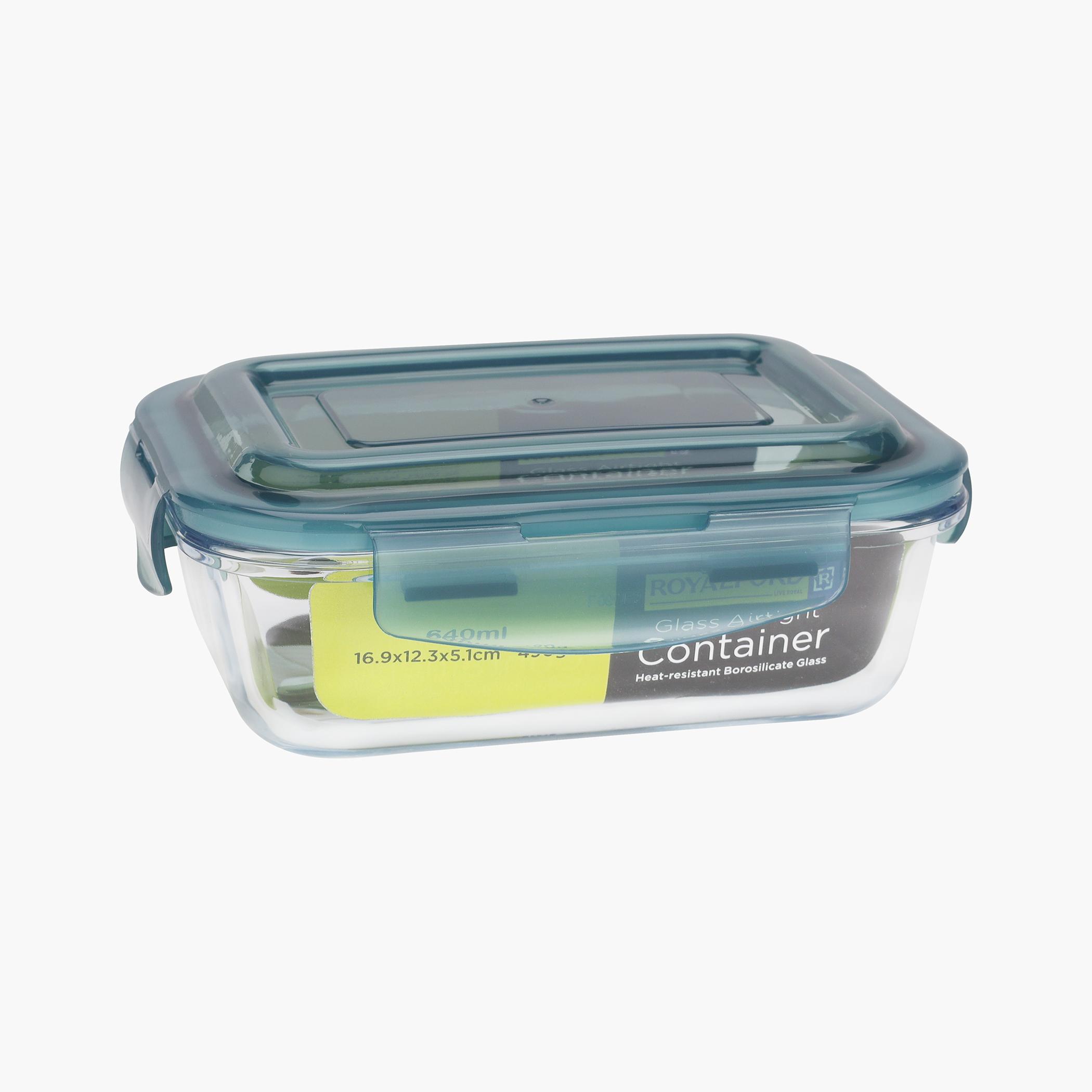 حاوية زجاج محكمة الغلق بغطاء من رويال فورد - 600 مل-household-kitchen-foodstorage-containers-image-2