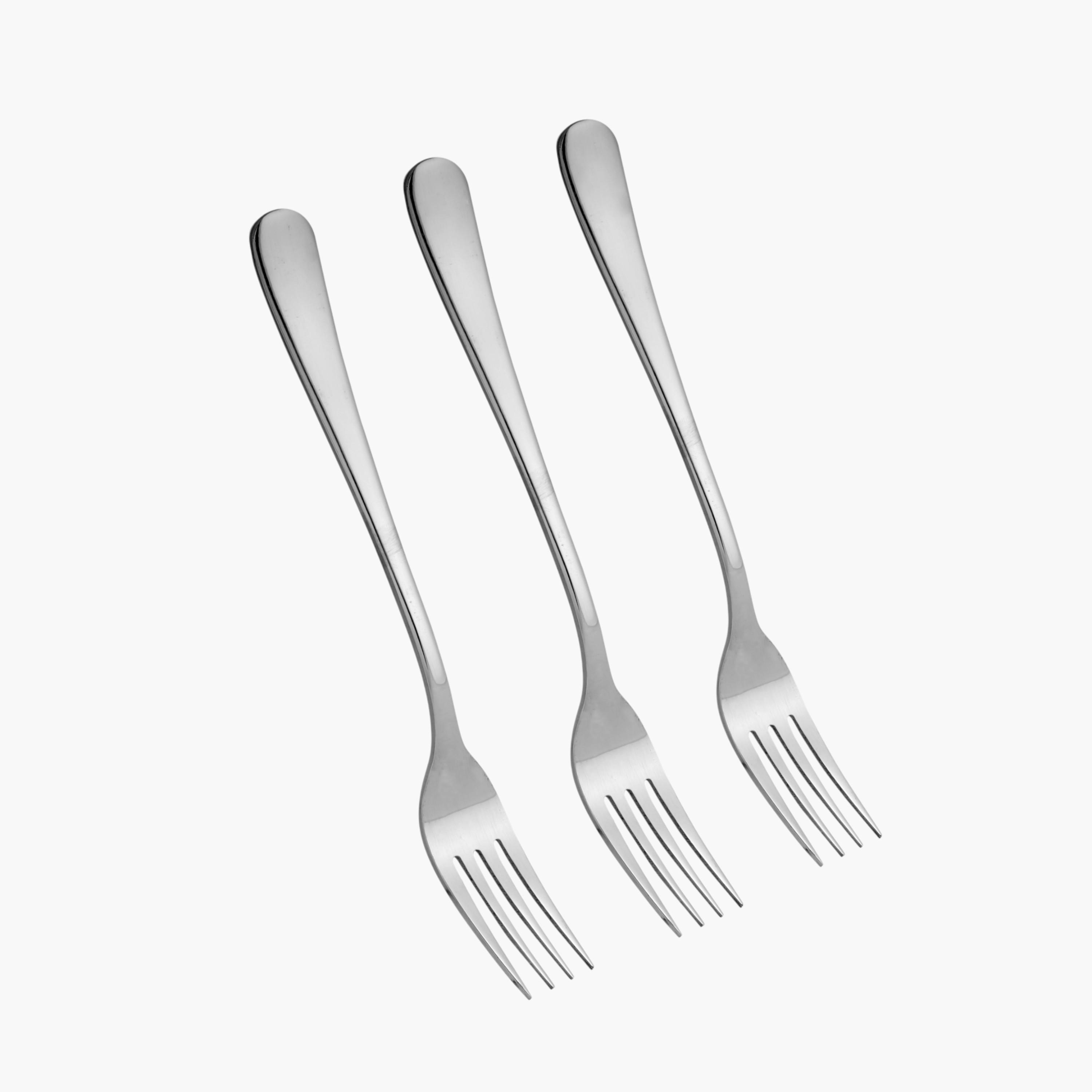 Royalford 3-Piece Stainless Steel Table Fork Set-household-dining-cutlery-spoonsforksandknives-image-1