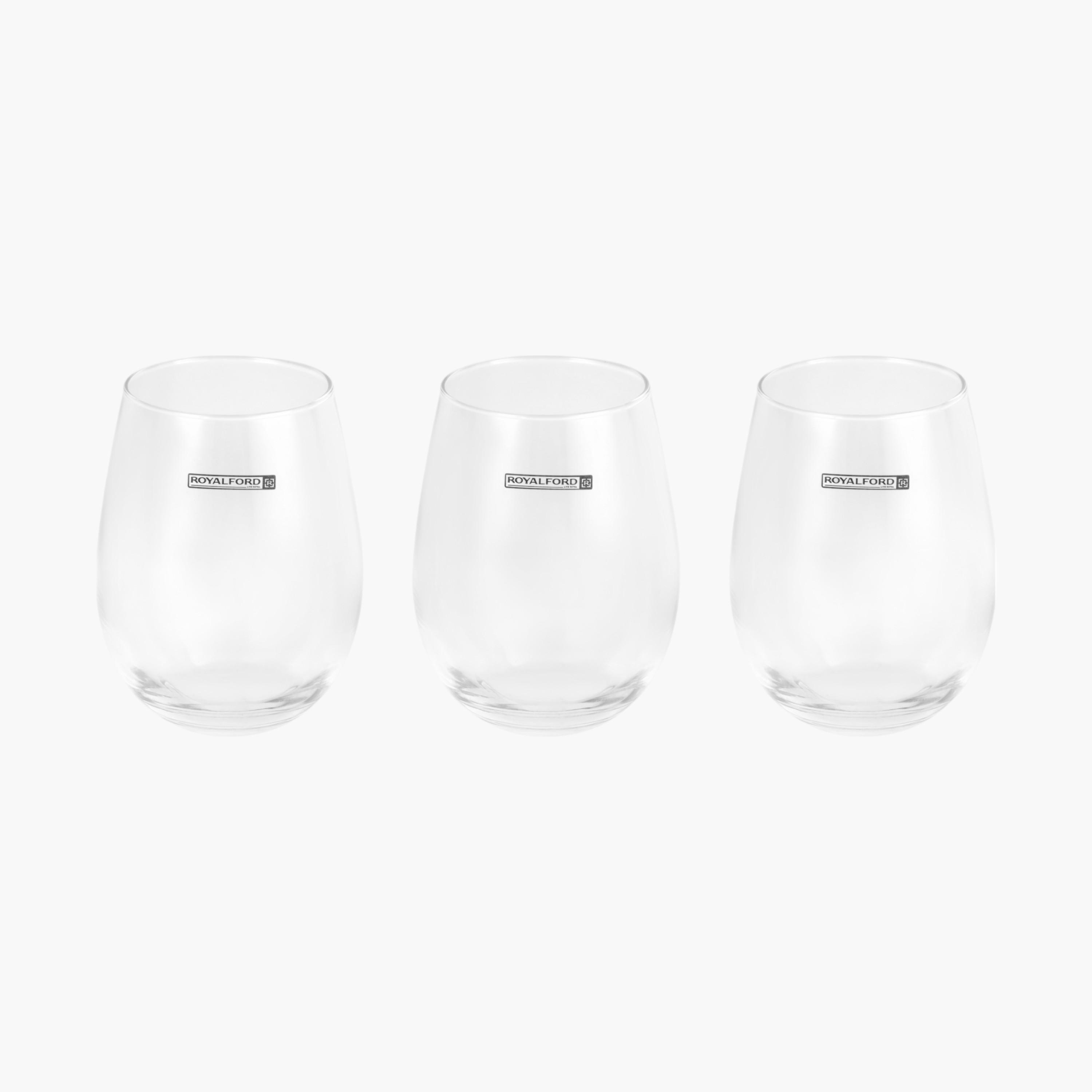 Glass 3-Piece Tumbler Set - 590 ml-household-dining-glassware-drinkingglasses-image-1