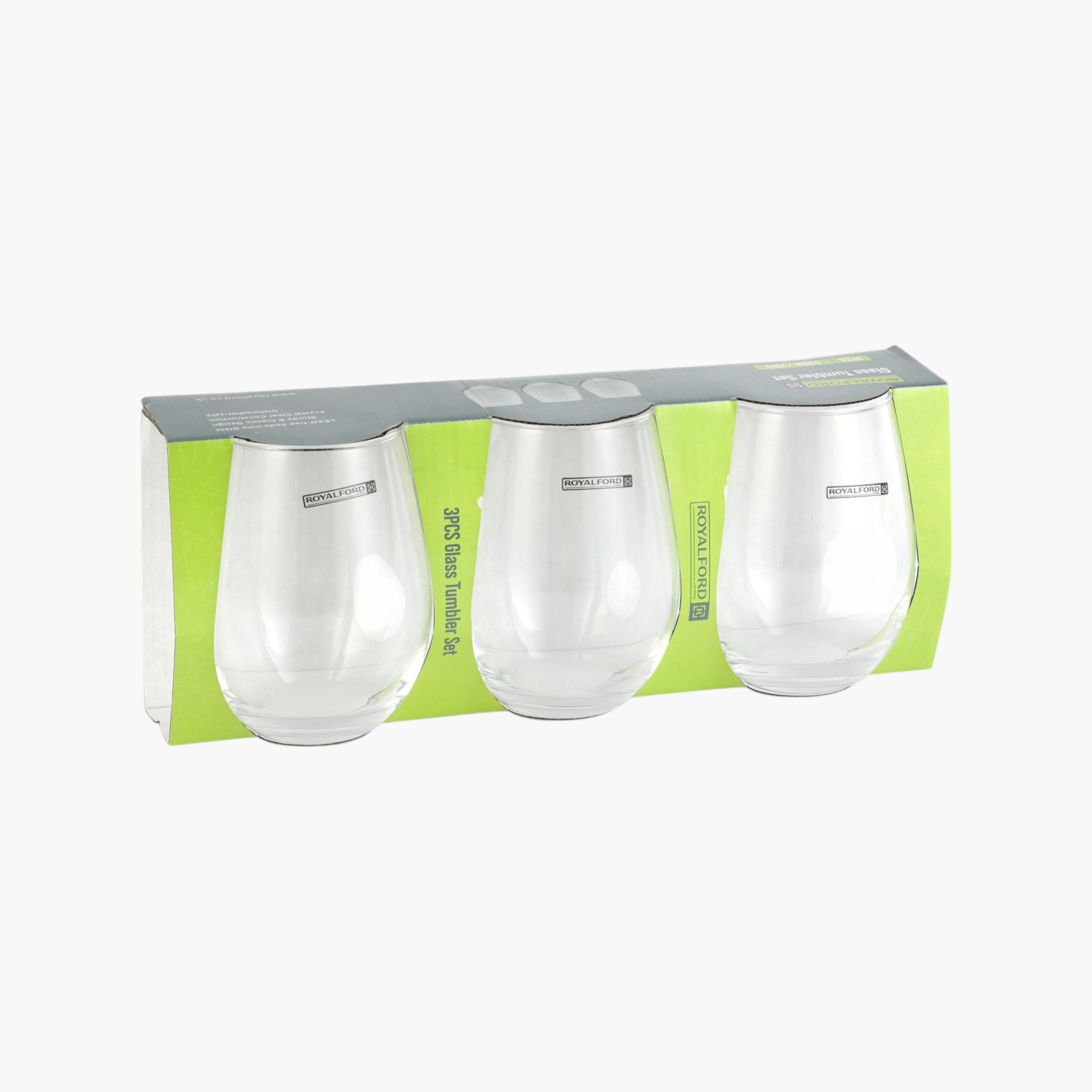 Glass 3-Piece Tumbler Set - 590 ml-household-dining-glassware-drinkingglasses-image-2