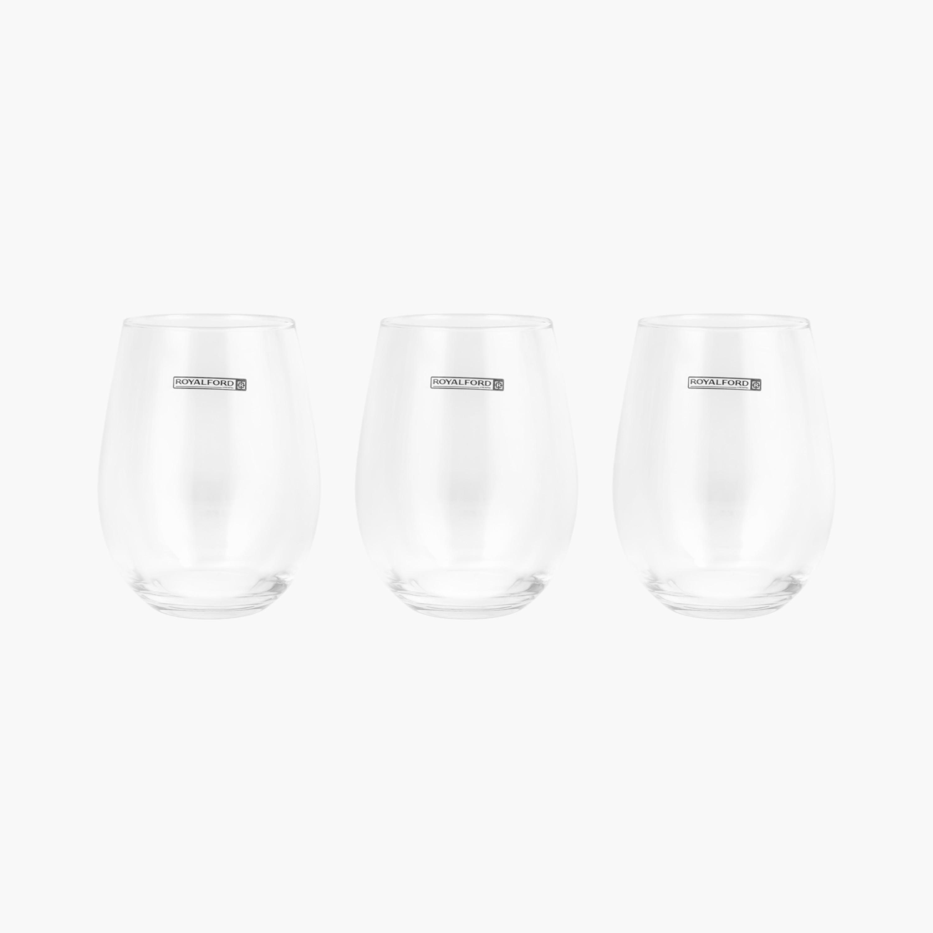 Glass 3-Piece Tumbler Set - 590 ml-household-dining-glassware-drinkingglasses-image-3
