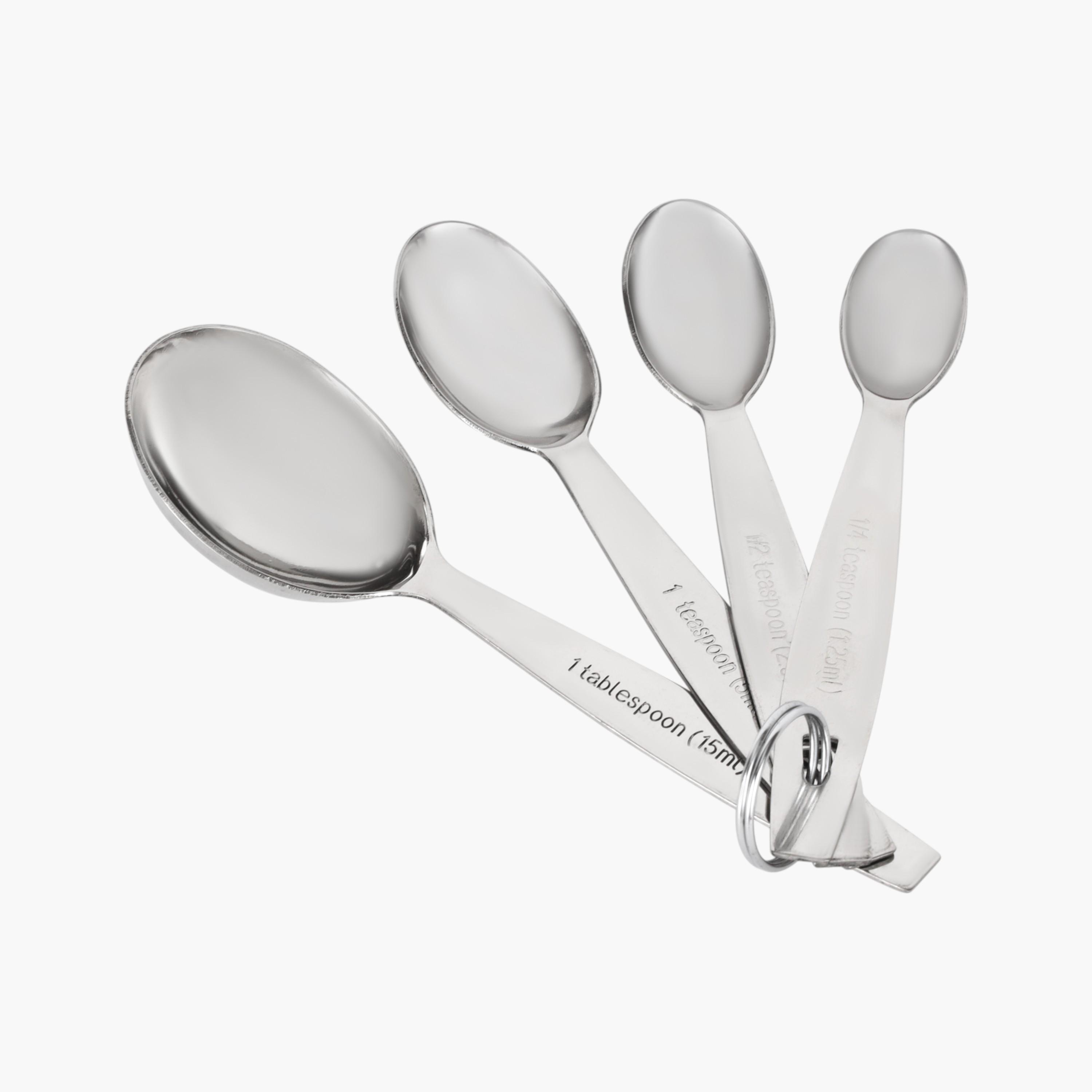 Stainless Steel 4-Piece Measuring Spoon Set-household-dining-cutlery-spoonsforksandknives-image-1