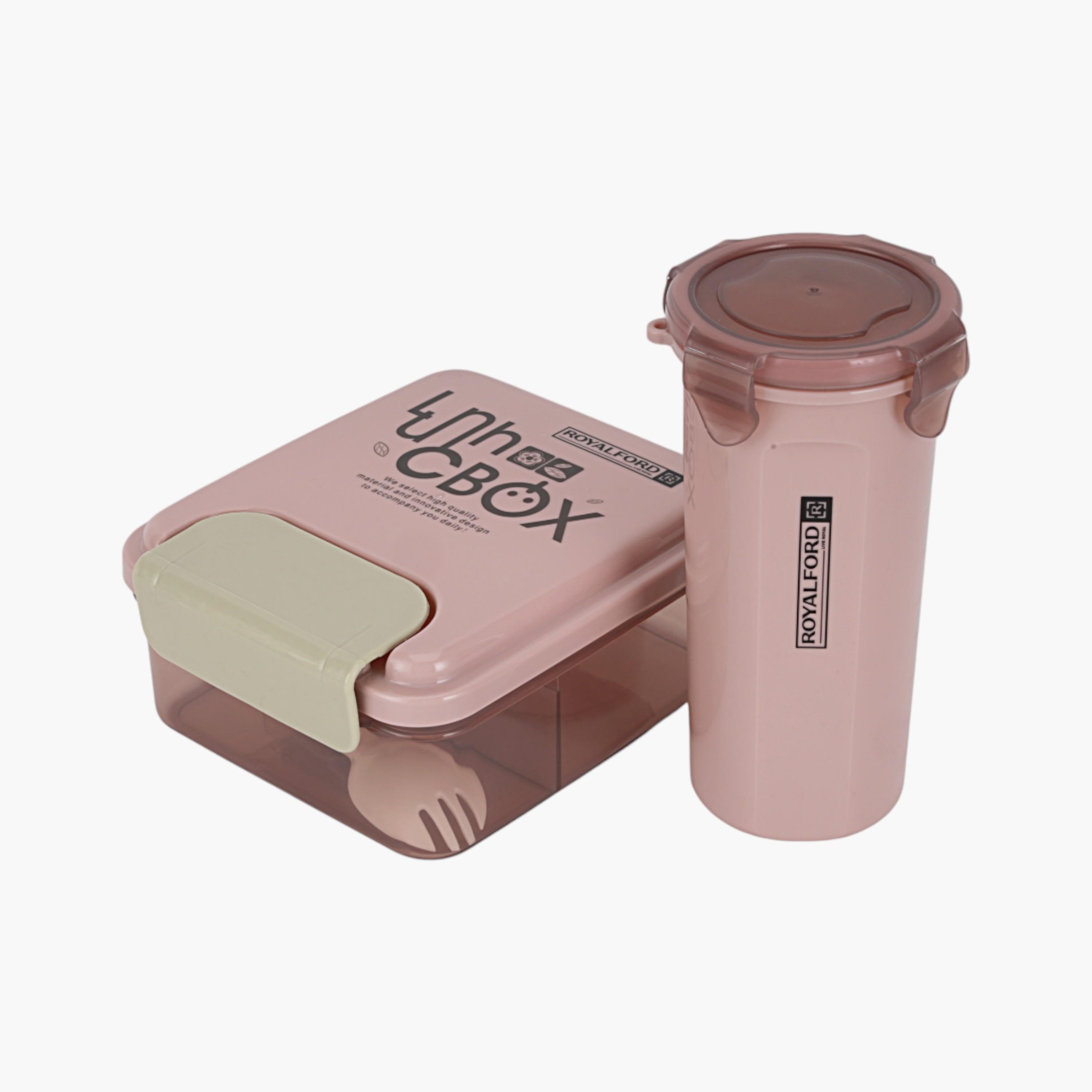 صندوق غداء مع قارورة مياه من رويال فورد-school-lunchessentials-lunchboxes-image-1
