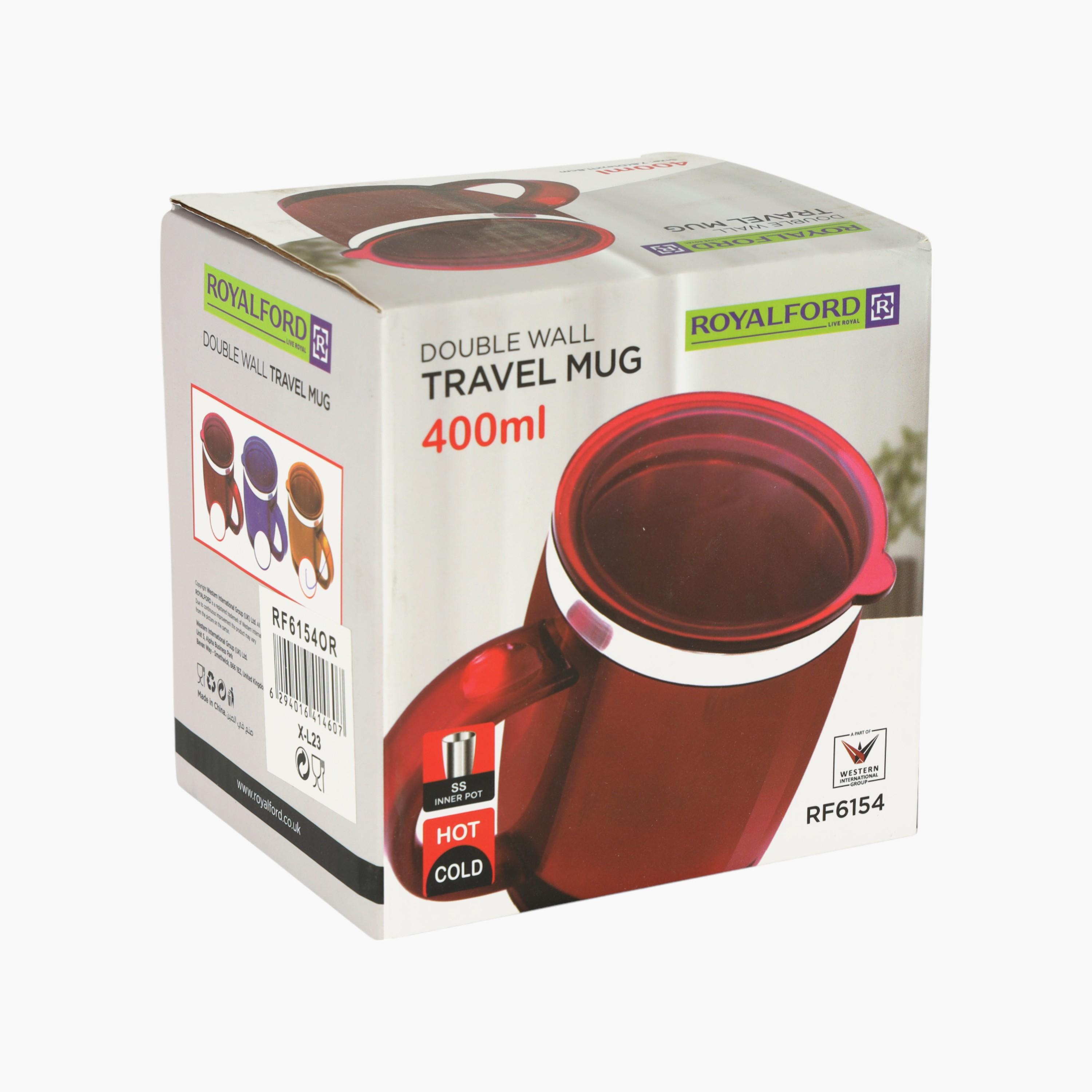 Stainless Steel Double Wall Travel Mug - 400 ml-household-dining-teaandcoffee-mugsandcups-image-7