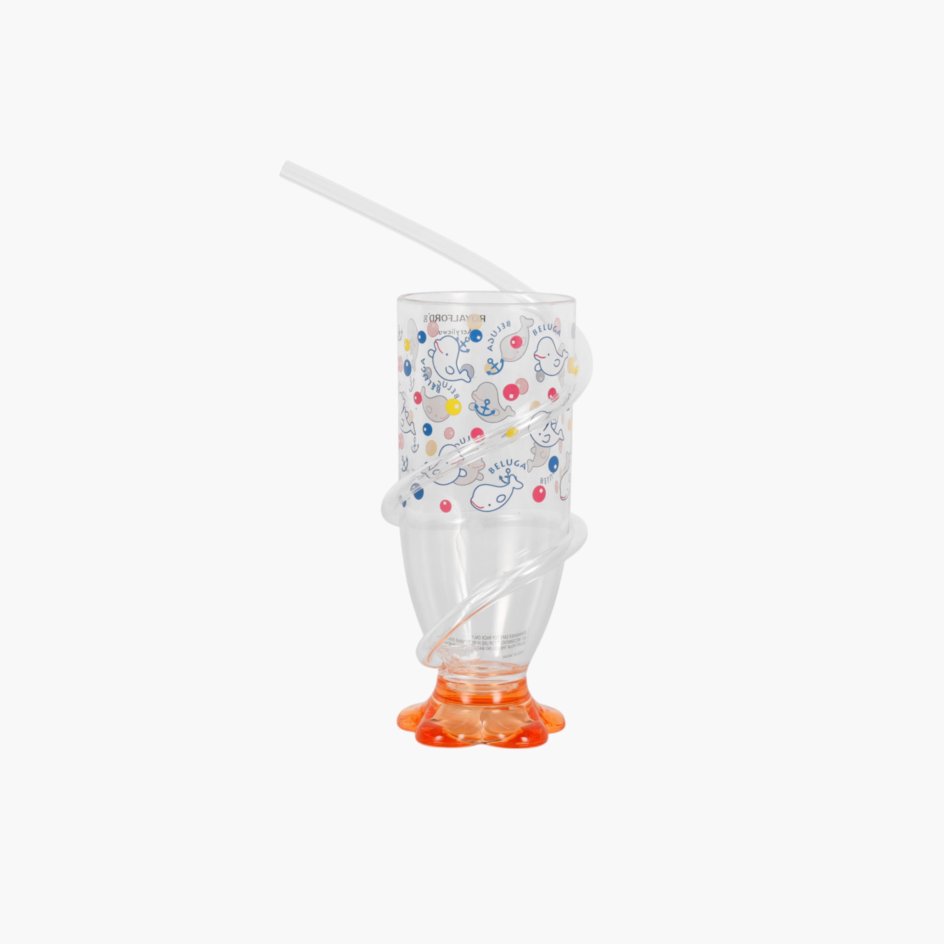 Acrylic Glass with Straw-household-dining-glassware-drinkingglasses-image-1