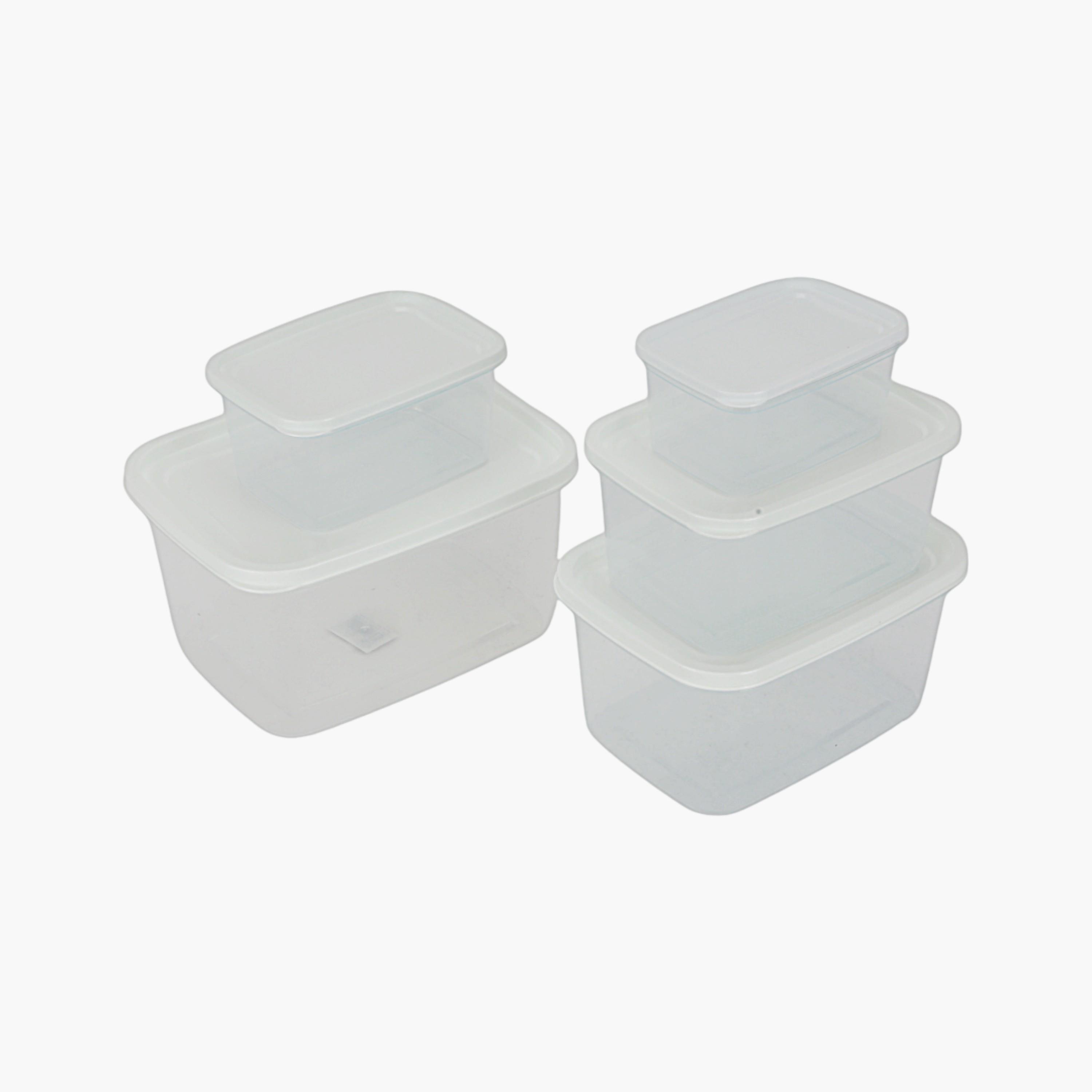 Rectangular 5-Piece Food Storage Container Set-household-kitchen-foodstorage-containers-image-4