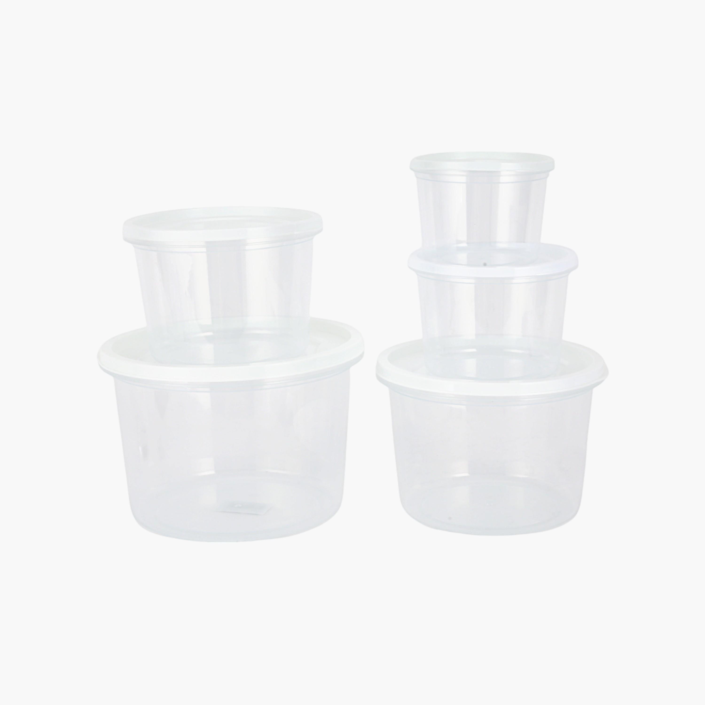 Round 5-Piece Food Storage Container Set-household-kitchen-foodstorage-containers-image-3