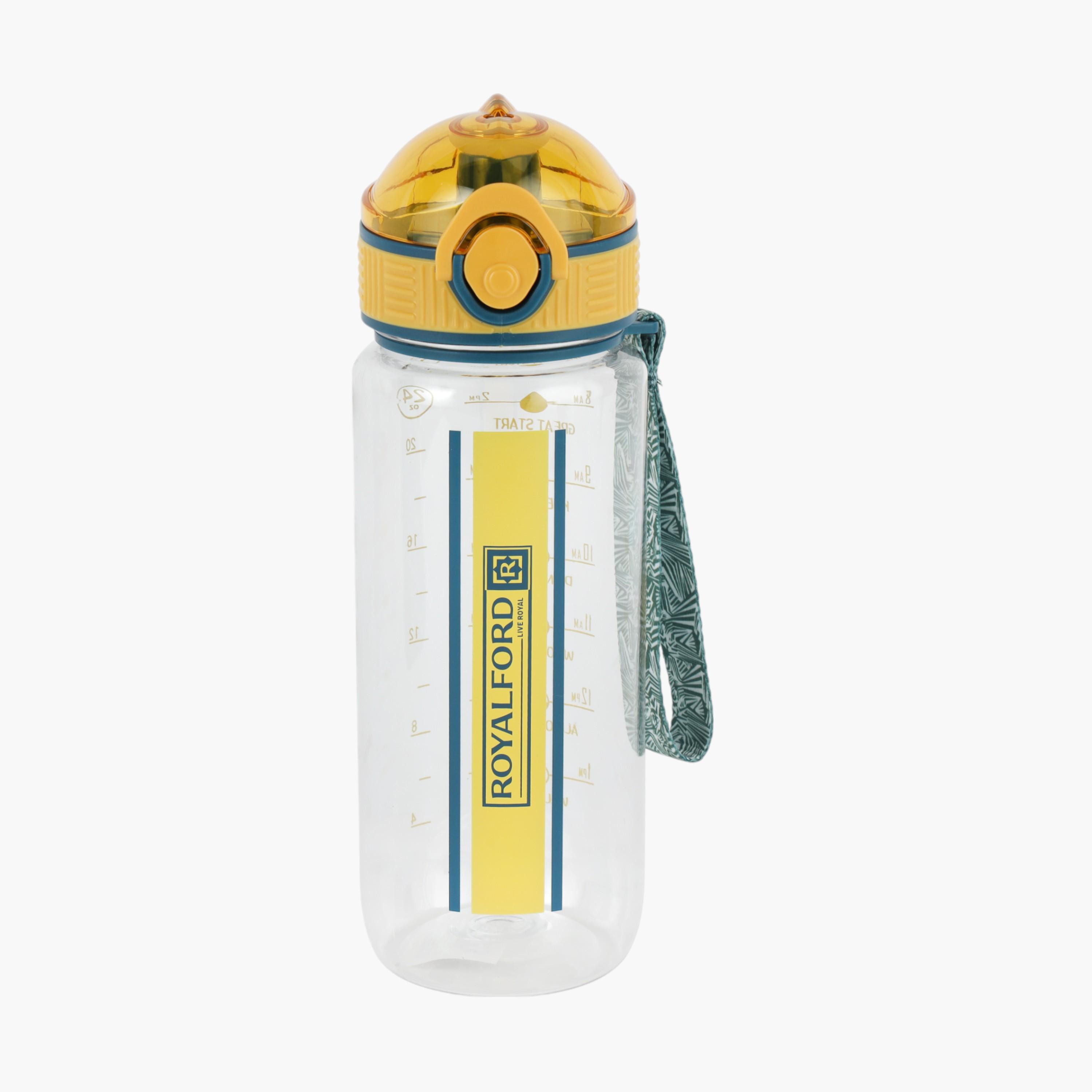Royalford Sipper Water Bottle with Flip Lid and Volume Tracker - 700 ml-school-waterbottles-image-1