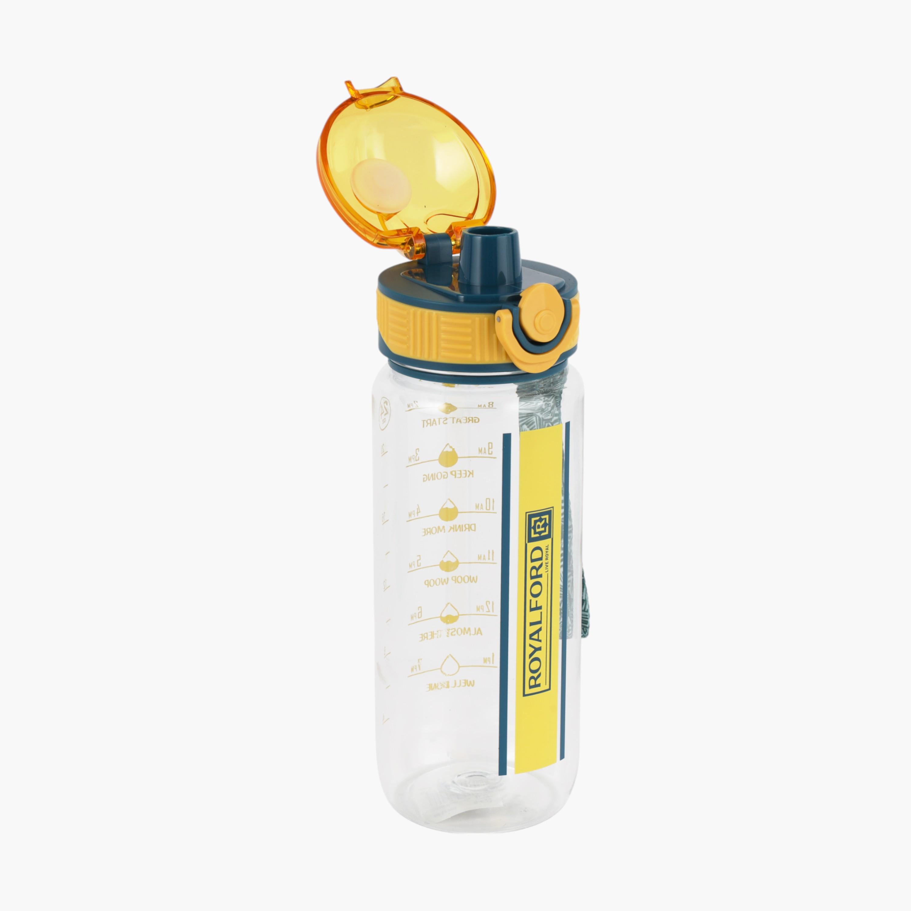 Royalford Sipper Water Bottle with Flip Lid and Volume Tracker - 700 ml-school-waterbottles-image-2