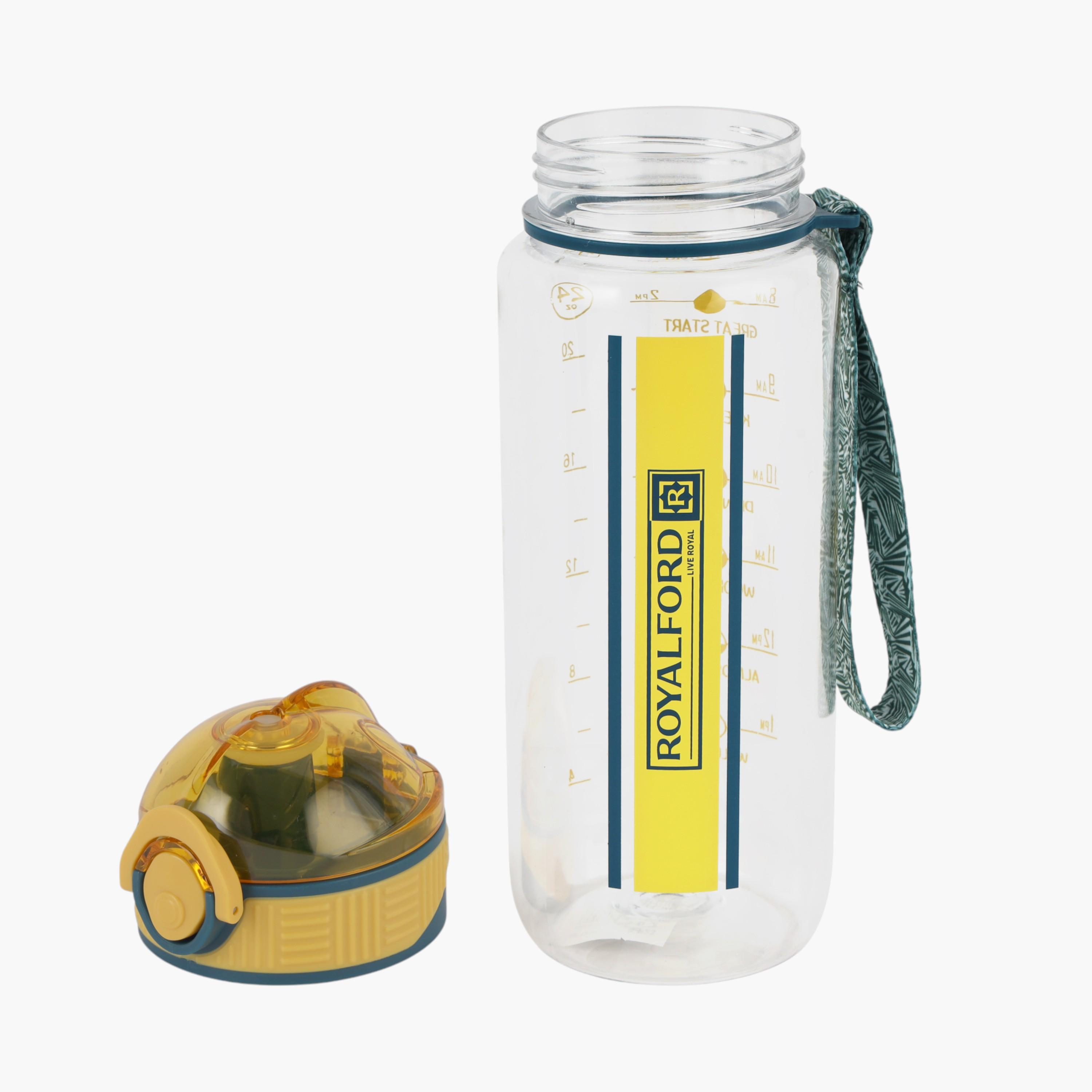 Royalford Sipper Water Bottle with Flip Lid and Volume Tracker - 700 ml-school-waterbottles-image-3