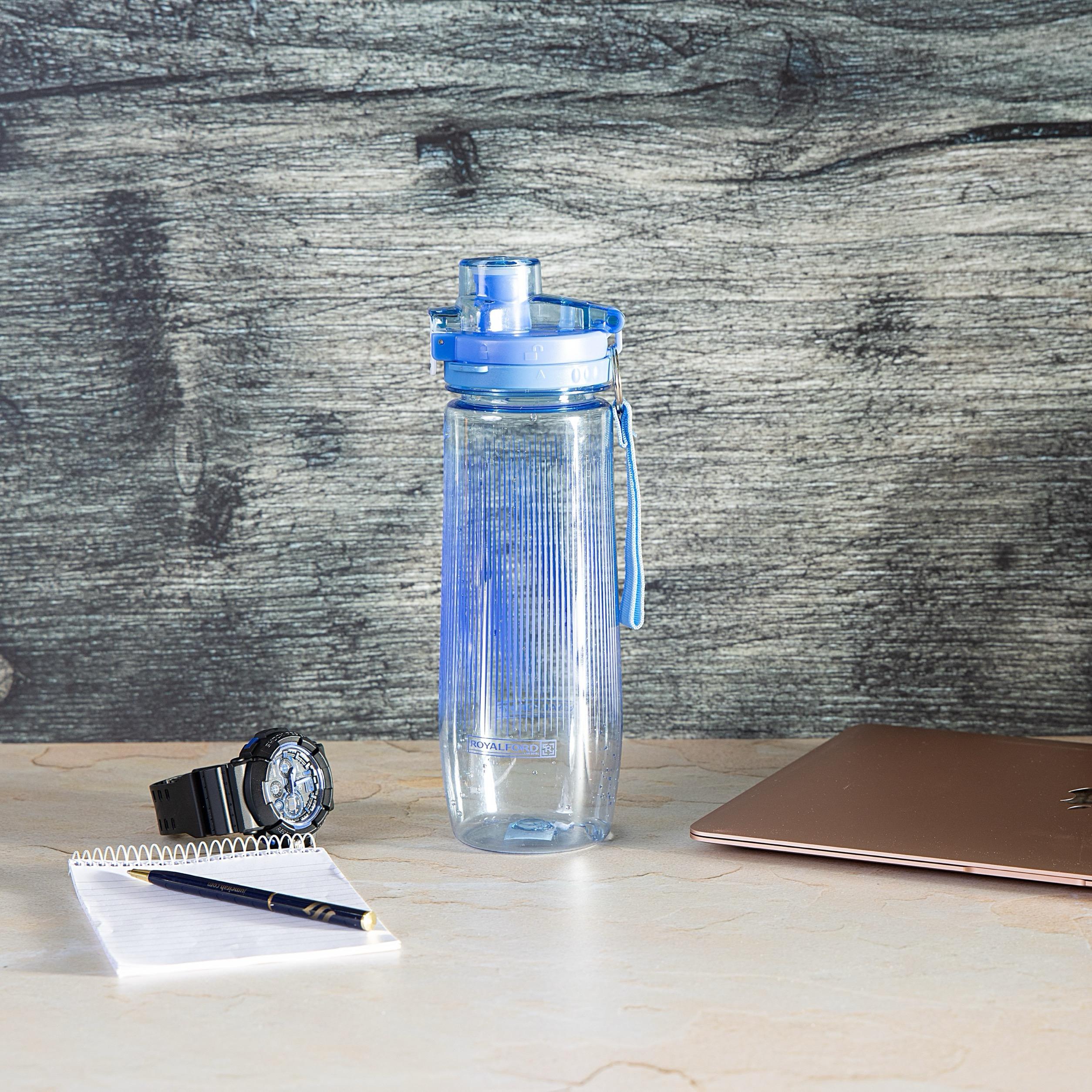 Royalford Sipper Water Bottle with Button Lock Lid - 850 ml-school-waterbottles-image-7