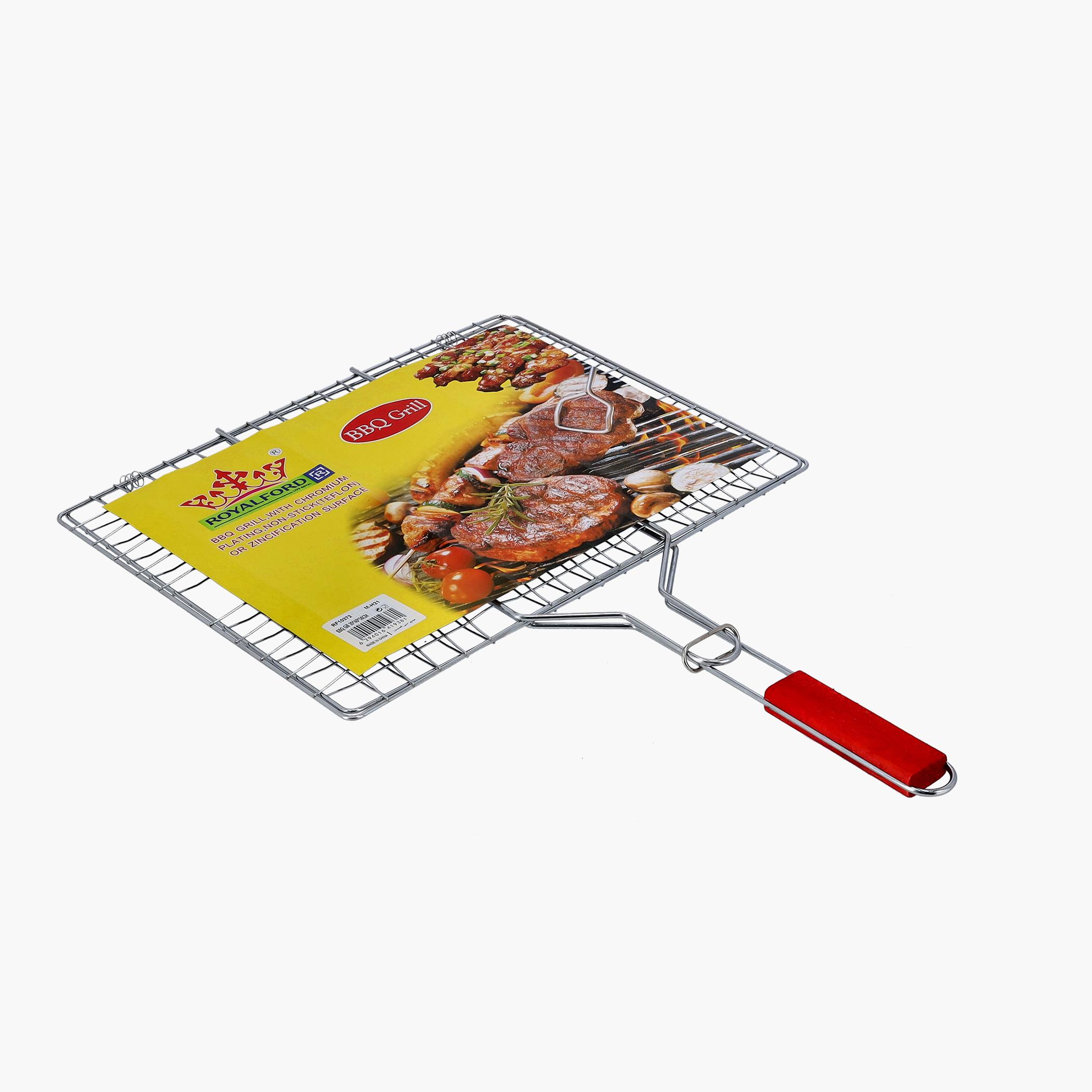 Portable Barbeque Grill with Wooden Handle-household-kitchen-kitchentoolsandutensils-foodservingtools-image-6