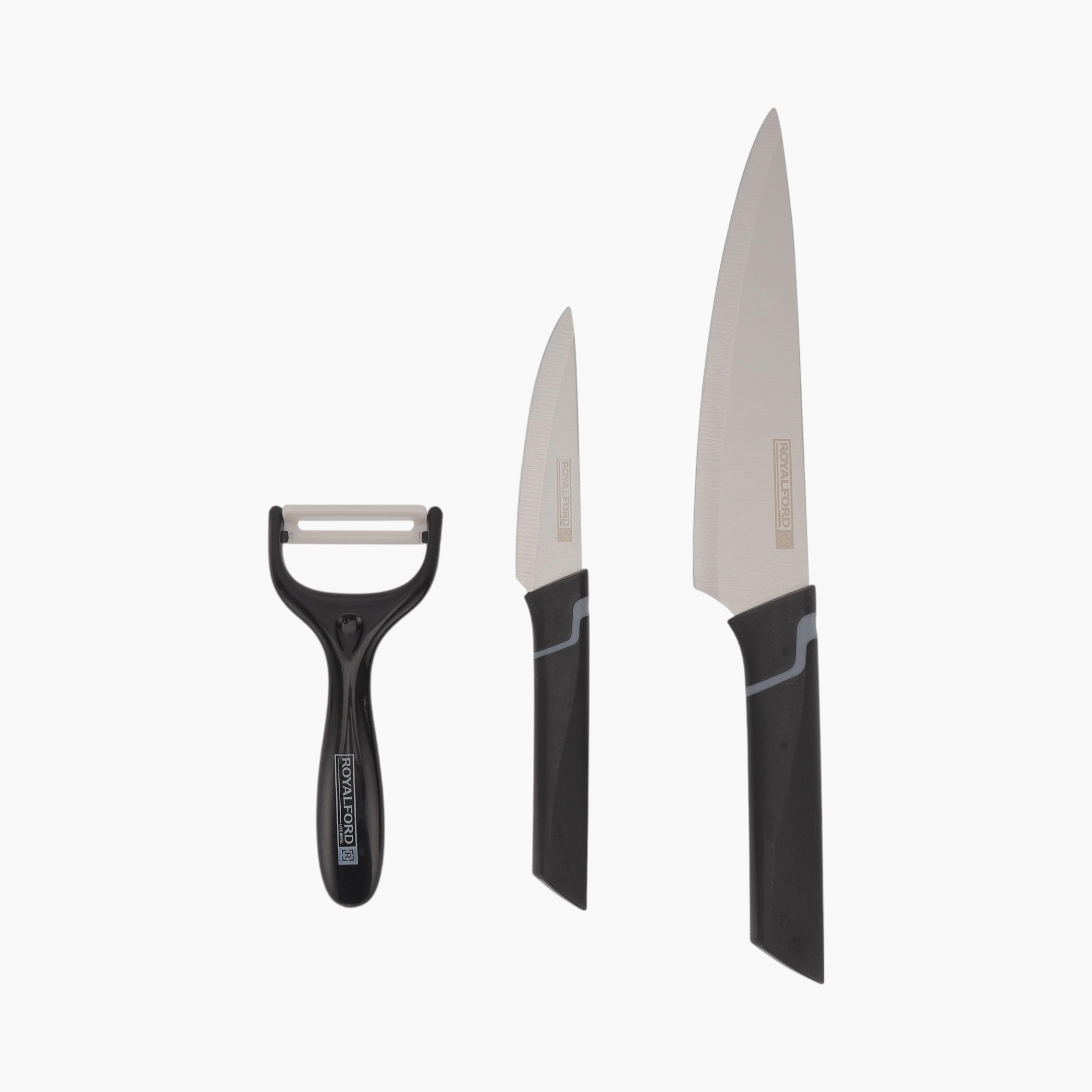 Royalford 3-Piece Kitchen Tool Set-household-kitchen-kitchentoolsandutensils-knives-image-1