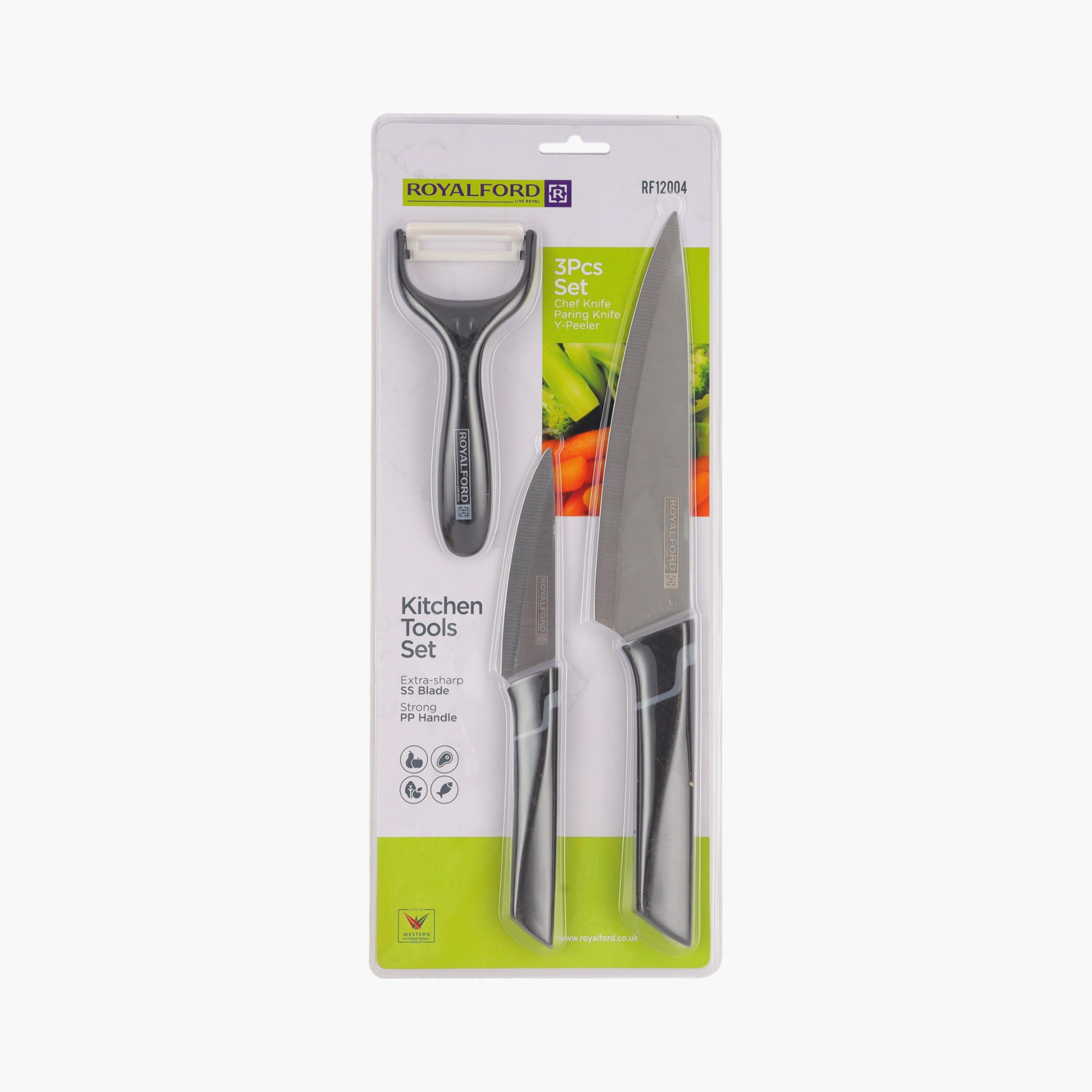 Royalford 3-Piece Kitchen Tool Set-household-kitchen-kitchentoolsandutensils-knives-image-2