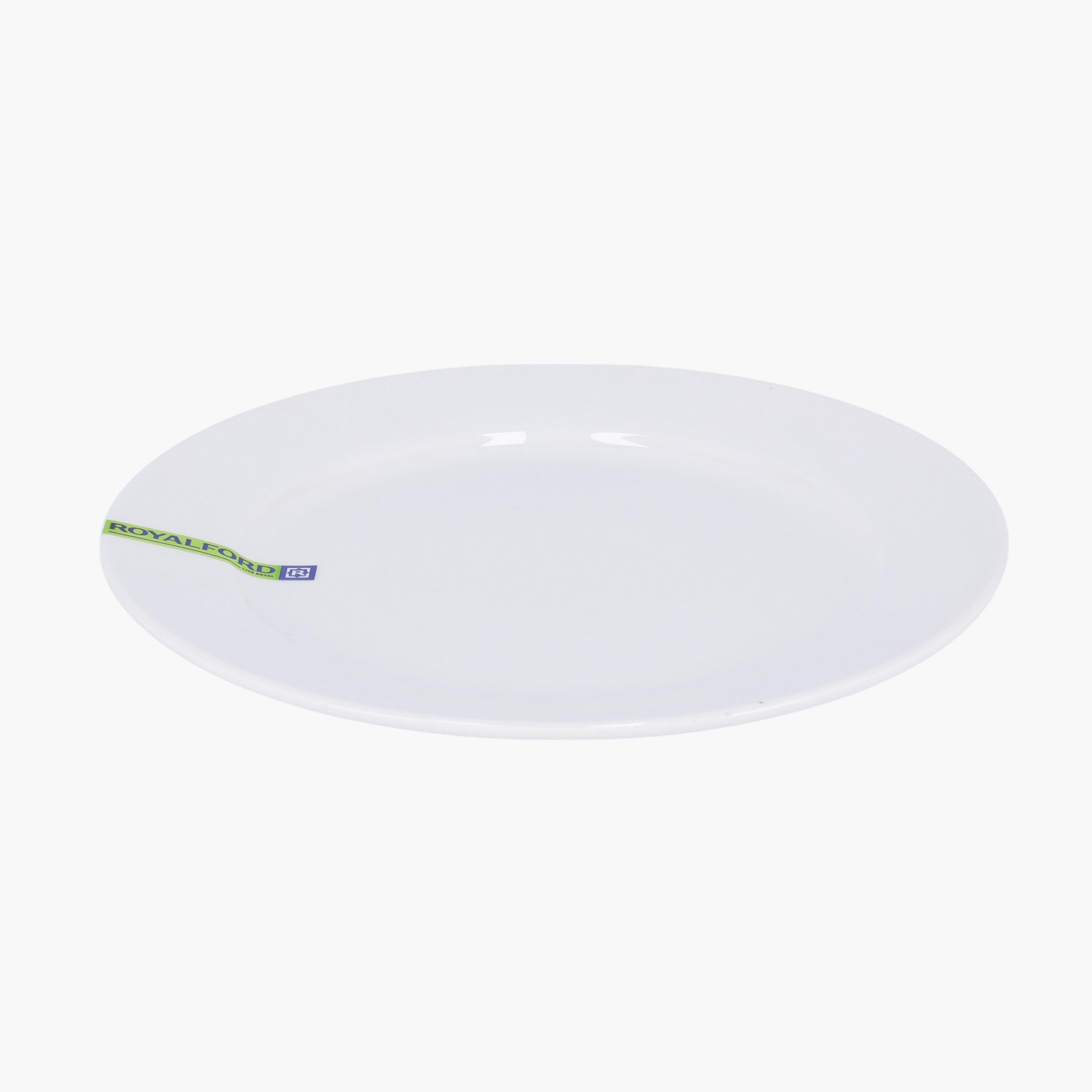 Royalford Solid Magnesia Porcelain Plate-household-dining-dinnerware-plates-image-1