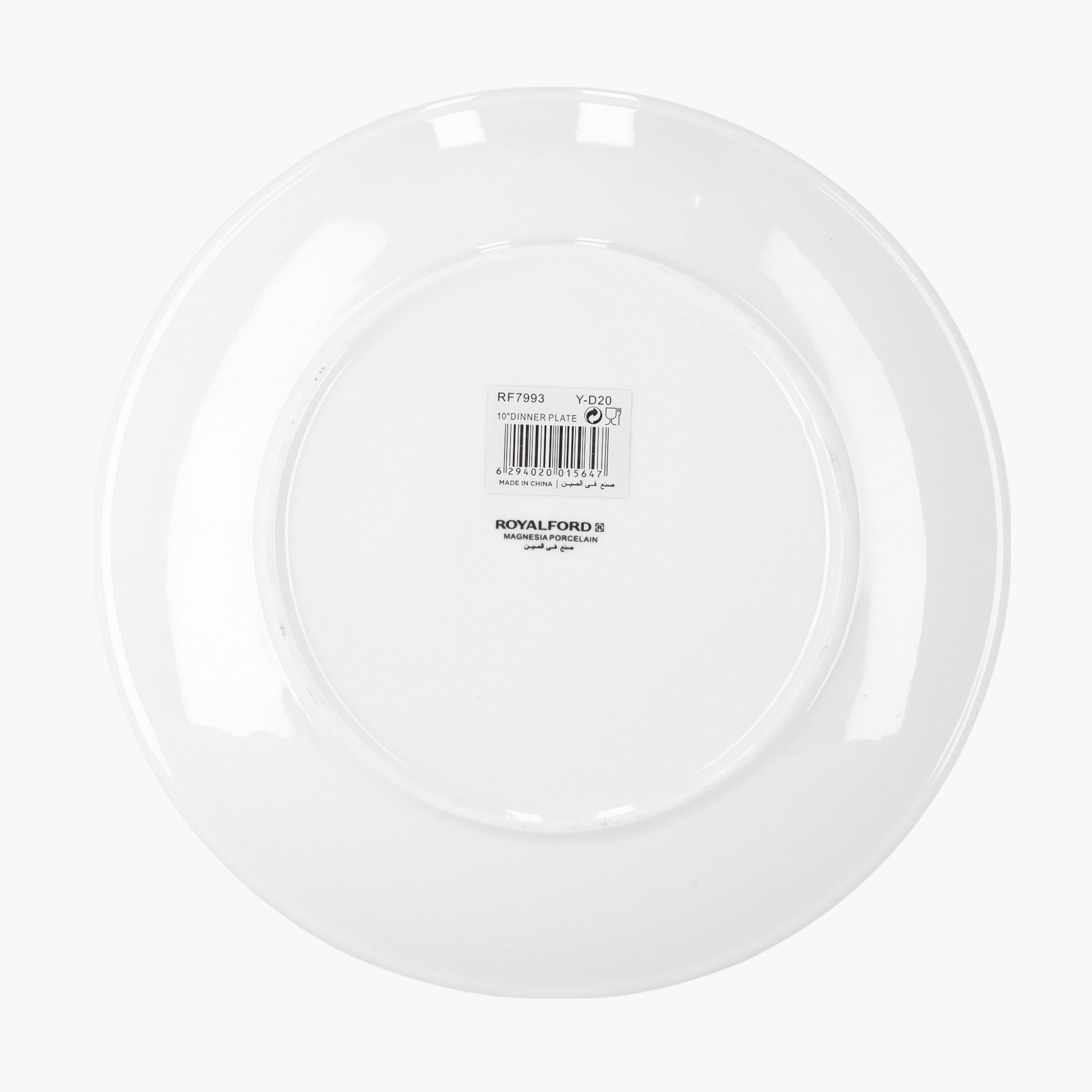 Royalford Solid Magnesia Porcelain Plate-household-dining-dinnerware-plates-image-3