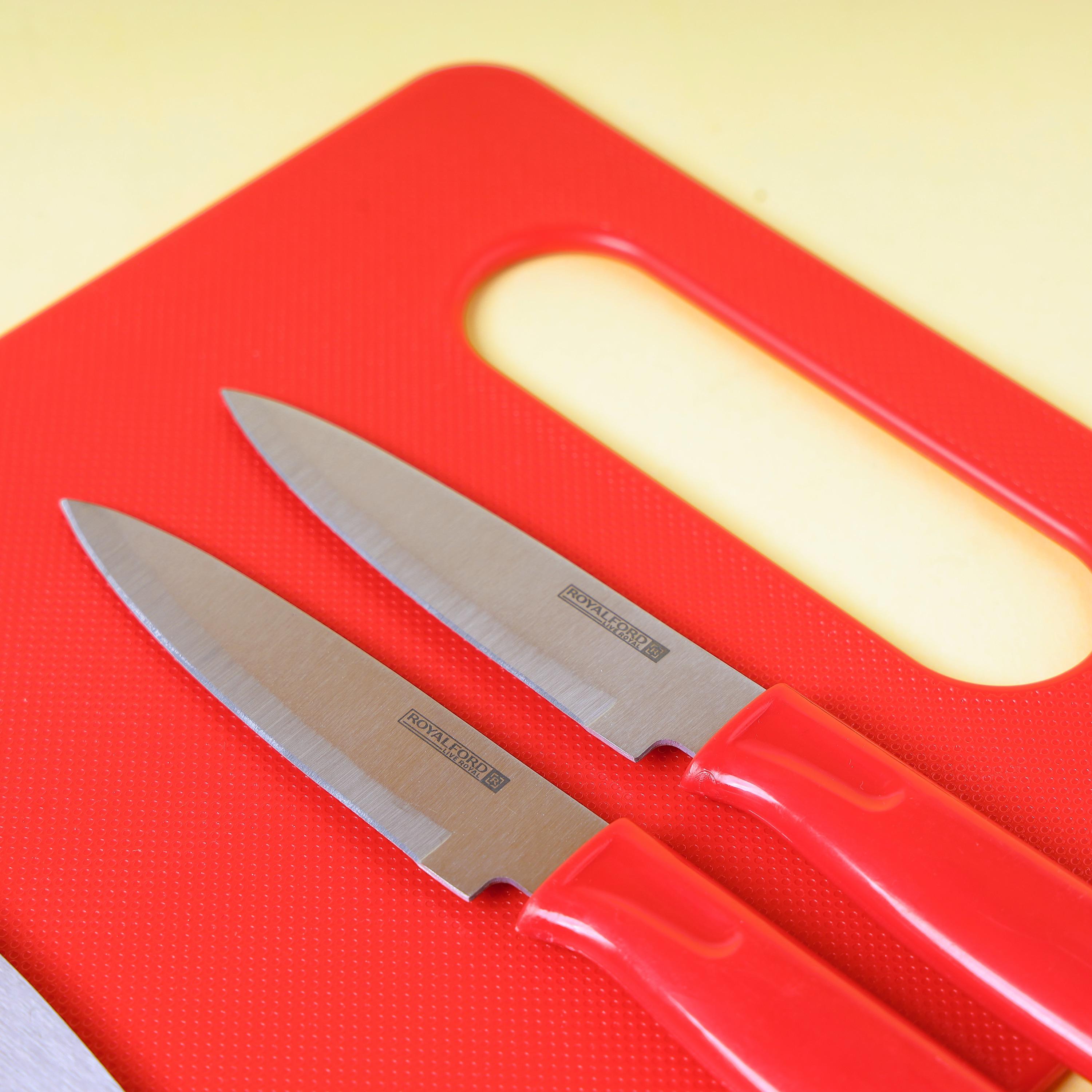 Royalford 4-Piece Kitchen Knife Set with Cutting Board and Scissor-household-kitchen-kitchentoolsandutensils-knives-image-7