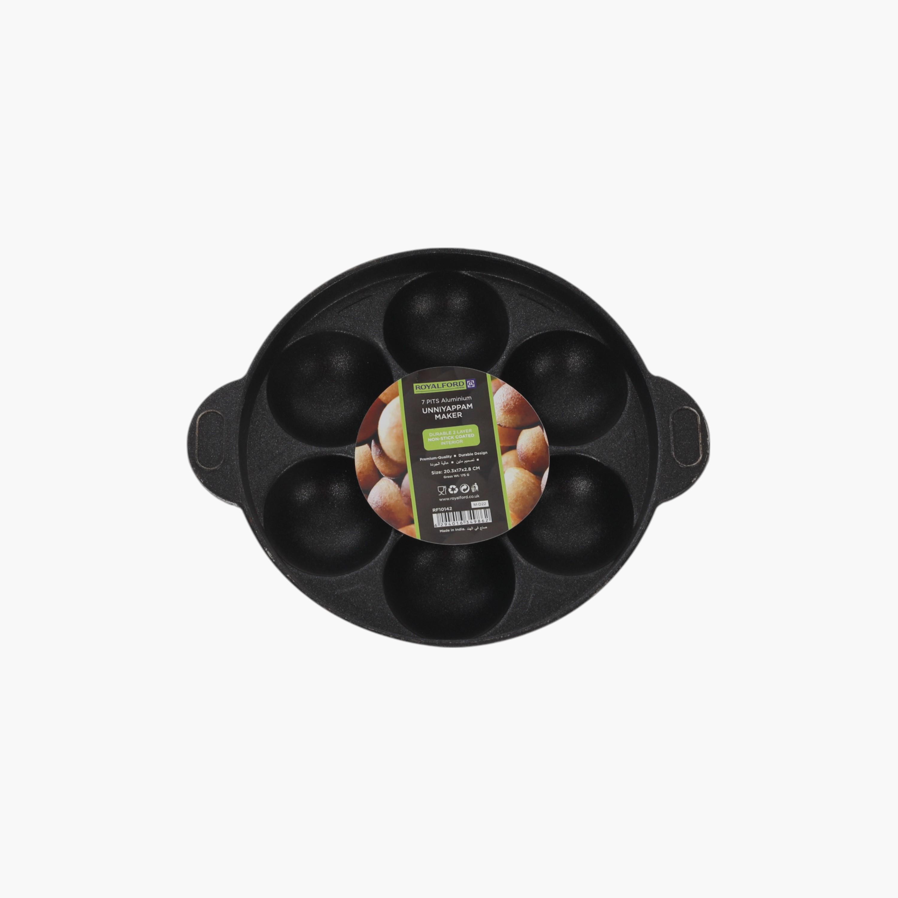 Aluminium 7-Pit Unniyappam Maker-household-kitchen-cookware-potsandpans-image-2