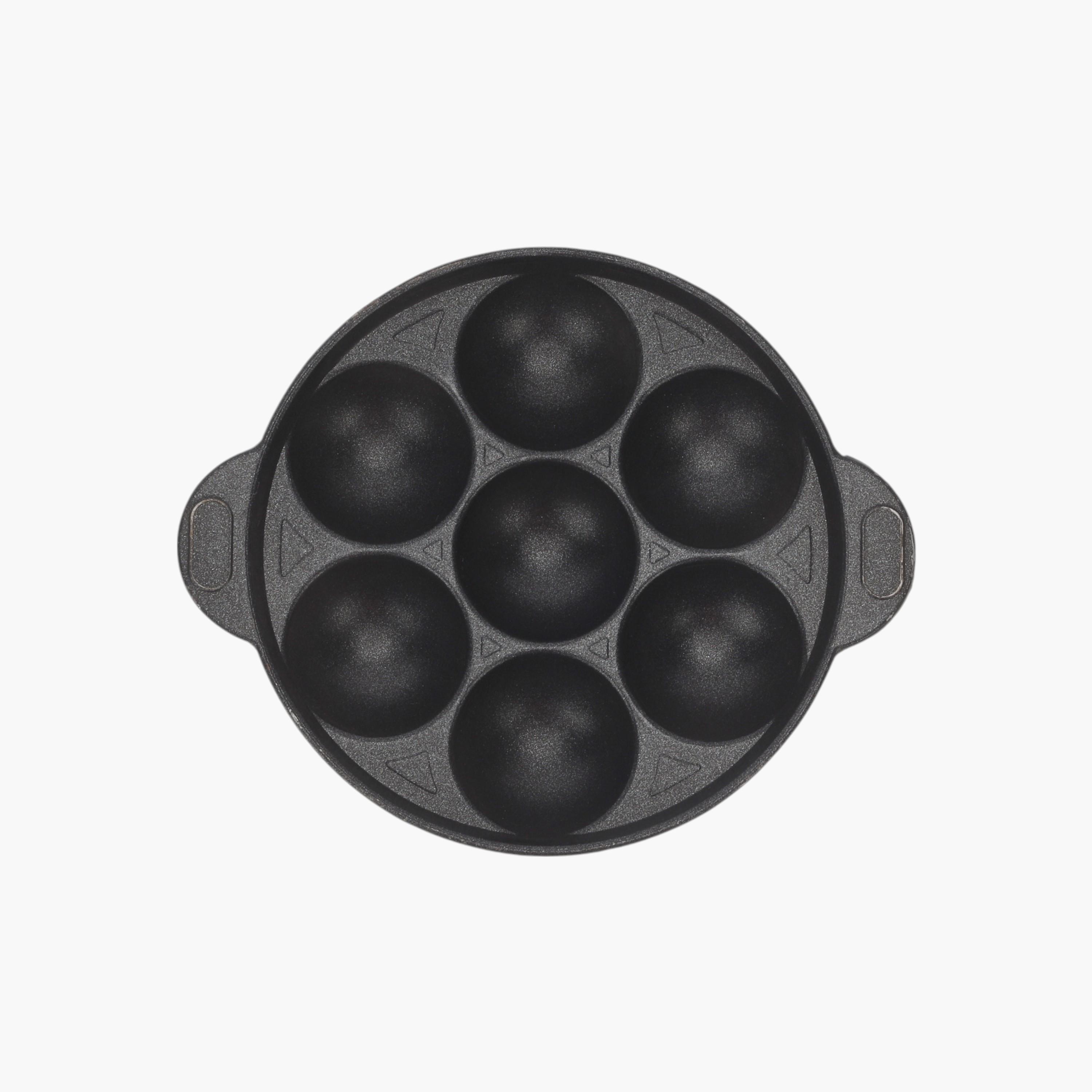 Aluminium 7-Pit Unniyappam Maker-household-kitchen-cookware-potsandpans-image-3