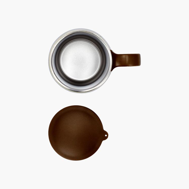 Royalford Double Wall Stainless Steel Mug with Lid - 270 ml-household-dining-teaandcoffee-mugsandcups-image-4