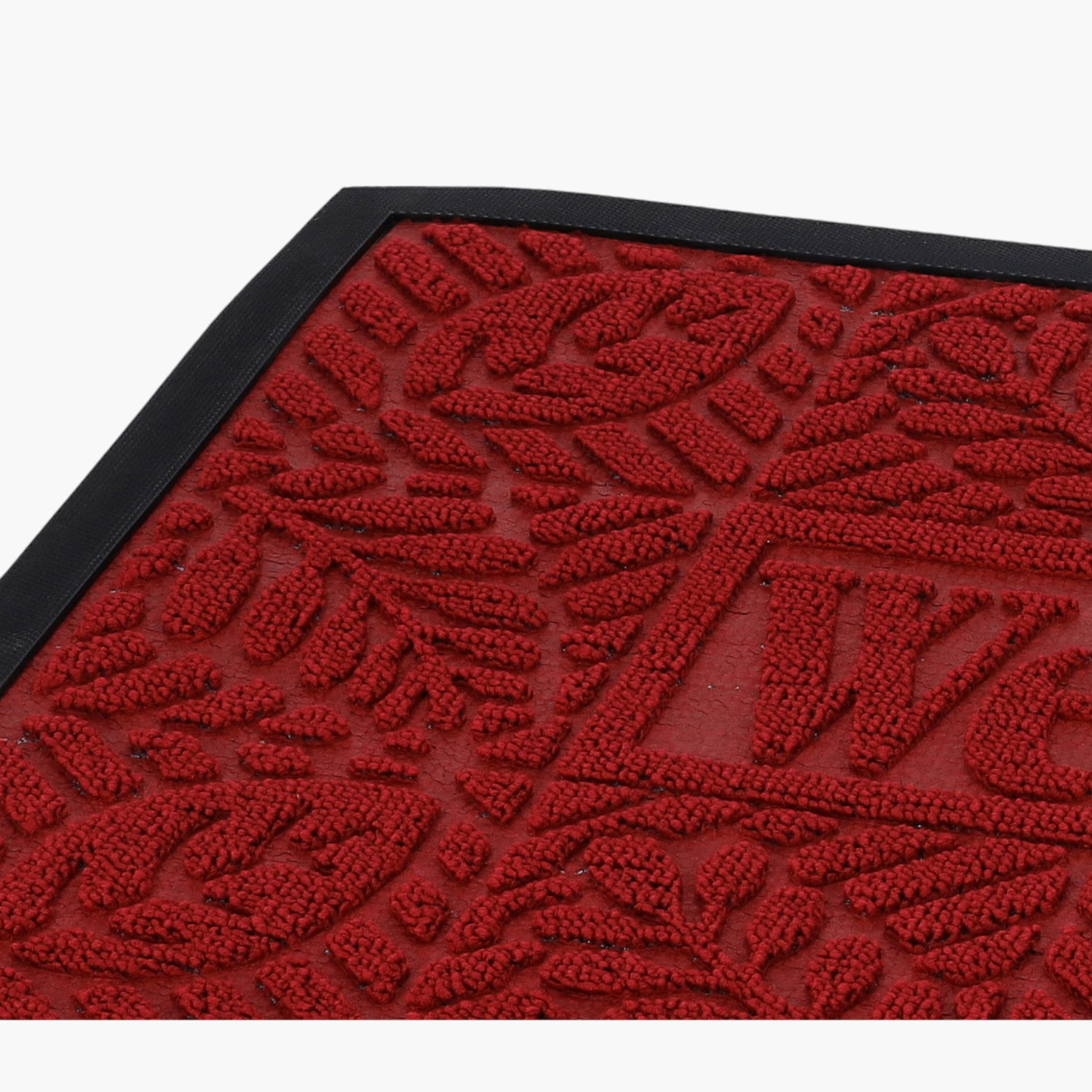 Leaf Textured Doormat - 45x75 cms-household-kitchen-kitchenorganising-kitchentrolleys-image-4