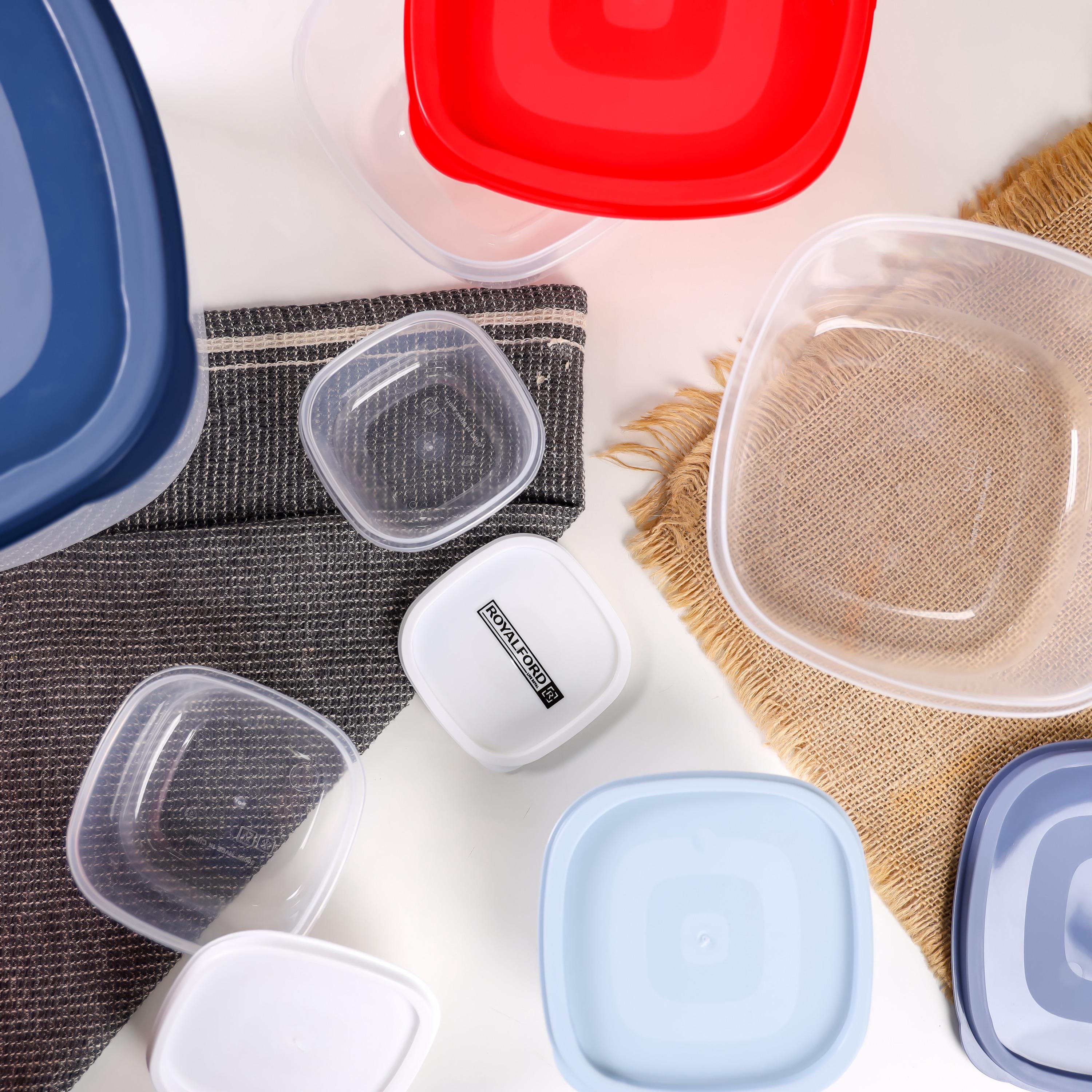 Royalford 7-Piece Square Food Storage Container Set-household-kitchen-foodstorage-containers-image-3