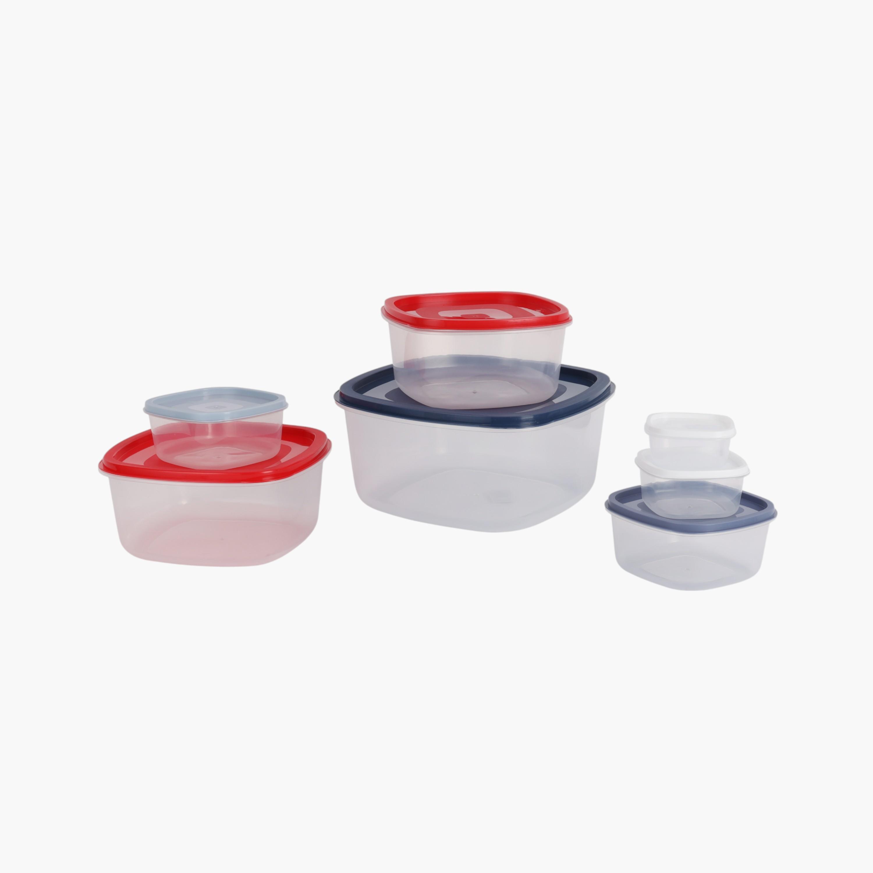 Royalford 7-Piece Square Food Storage Container Set-household-kitchen-foodstorage-containers-image-4