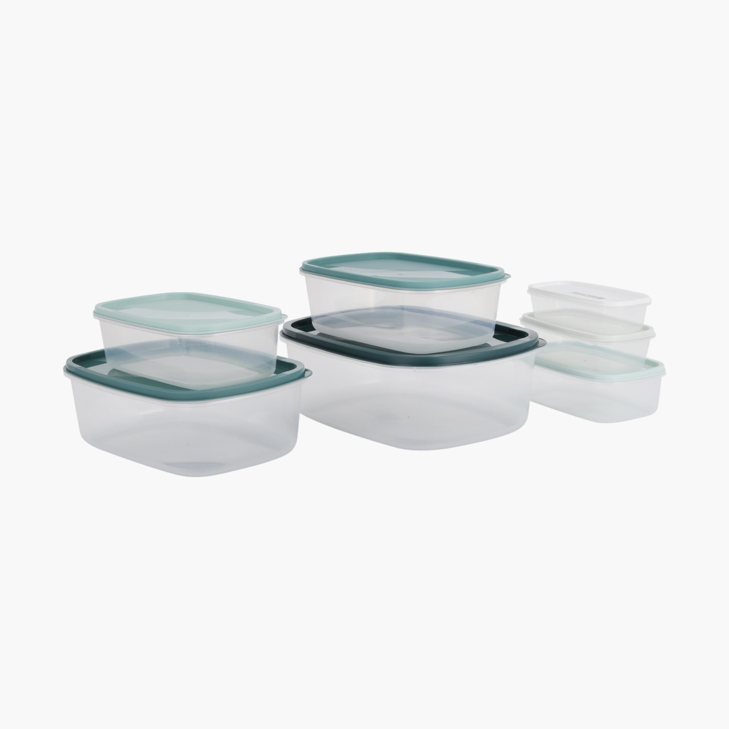 Rectangle 7-Piece Food Storage Container Set-household-kitchen-foodstorage-containers-image-2