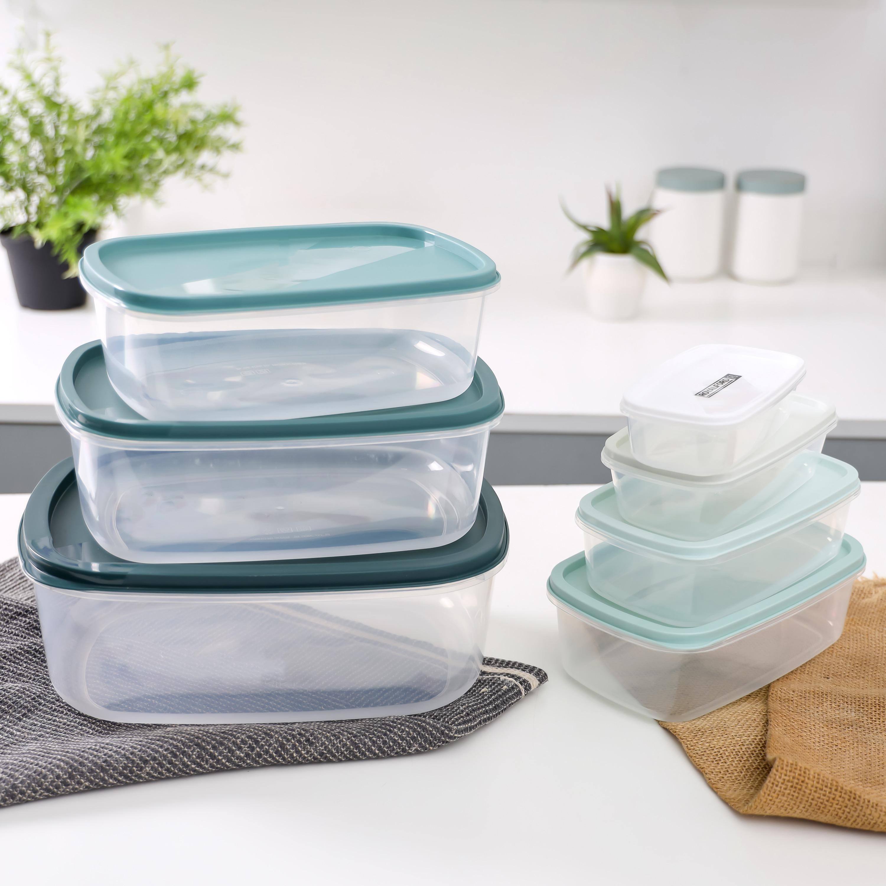 Rectangle 7-Piece Food Storage Container Set-household-kitchen-foodstorage-containers-image-5