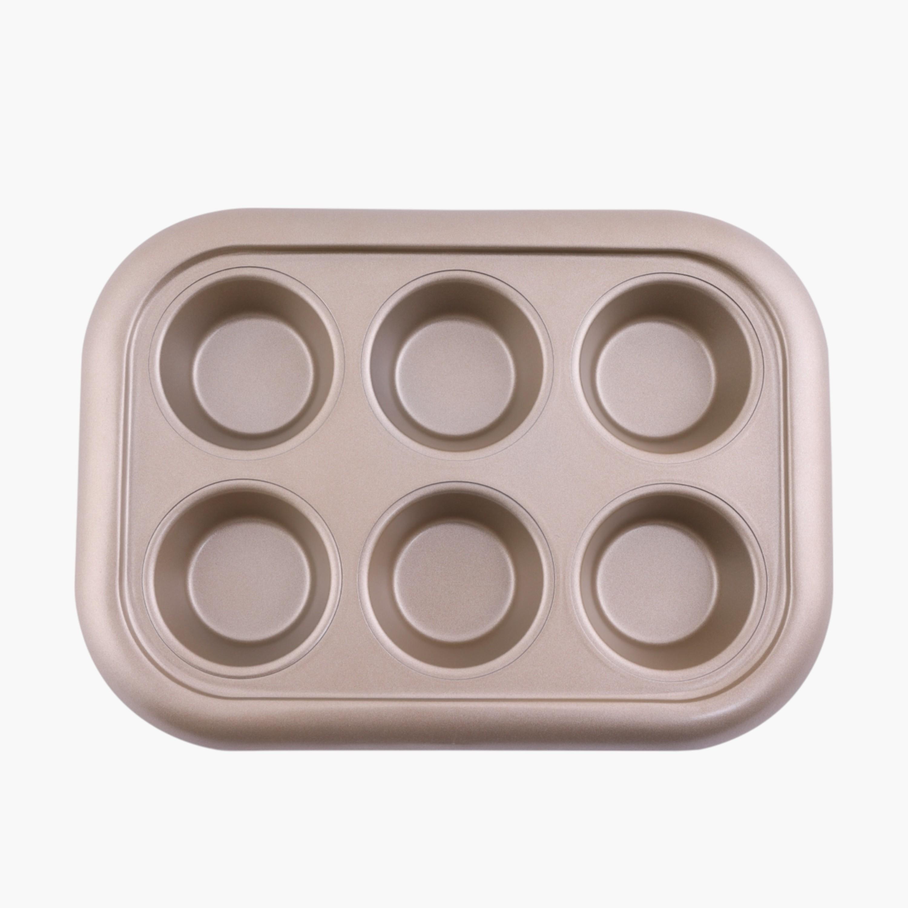 صينية مافن بريميوم غير قابلة للالتصاق 6 أكواب من رويال فورد-household-kitchen-bakeware-bakingdishes-image-1