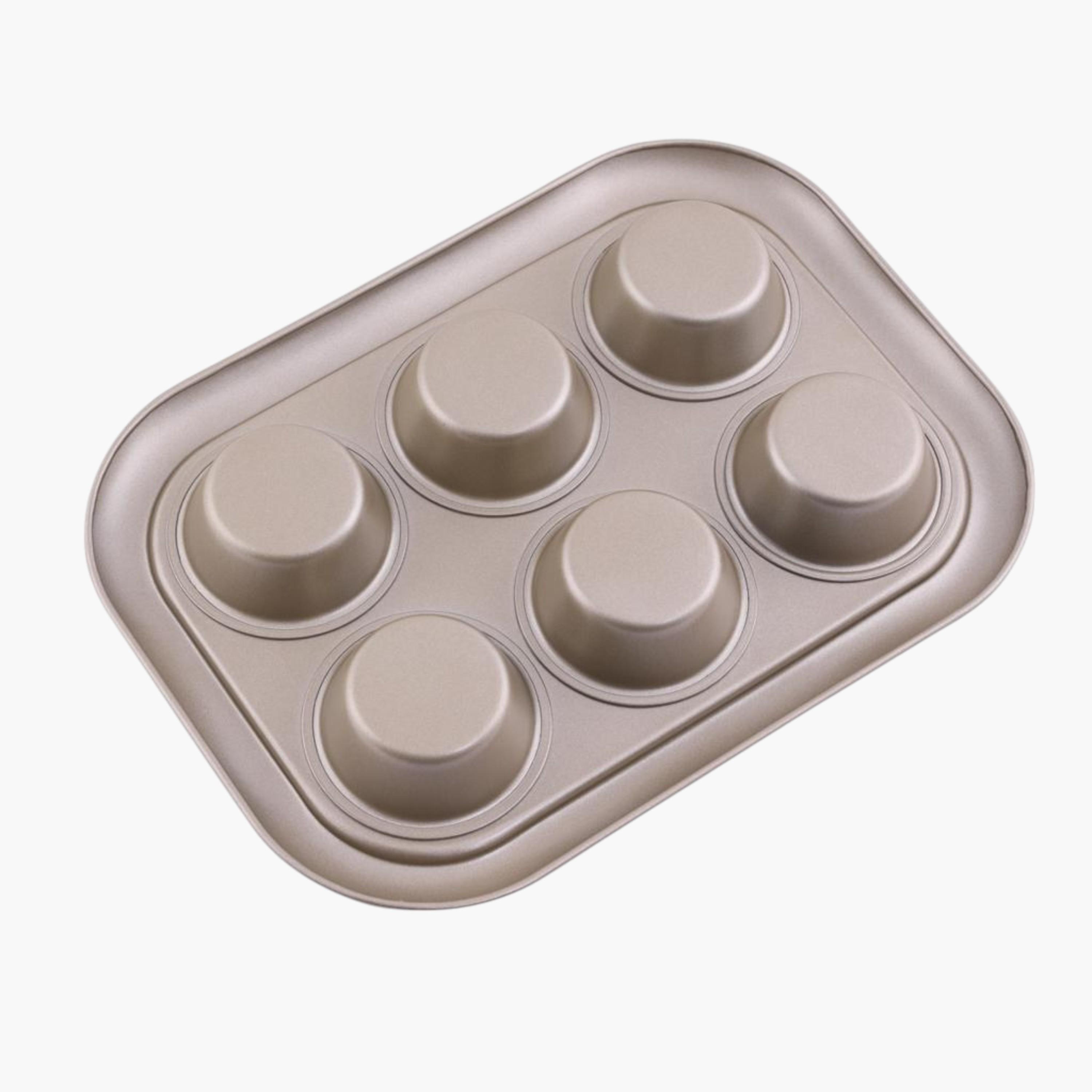 صينية مافن بريميوم غير قابلة للالتصاق 6 أكواب من رويال فورد-household-kitchen-bakeware-bakingdishes-image-3