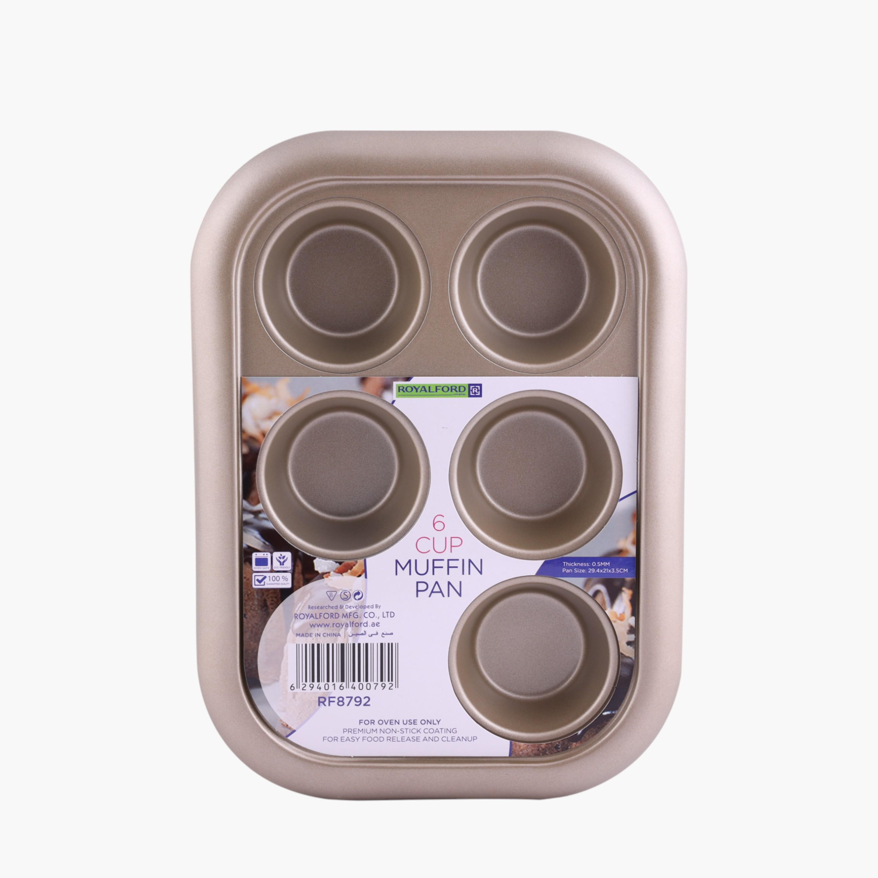 صينية مافن بريميوم غير قابلة للالتصاق 6 أكواب من رويال فورد-household-kitchen-bakeware-bakingdishes-image-8