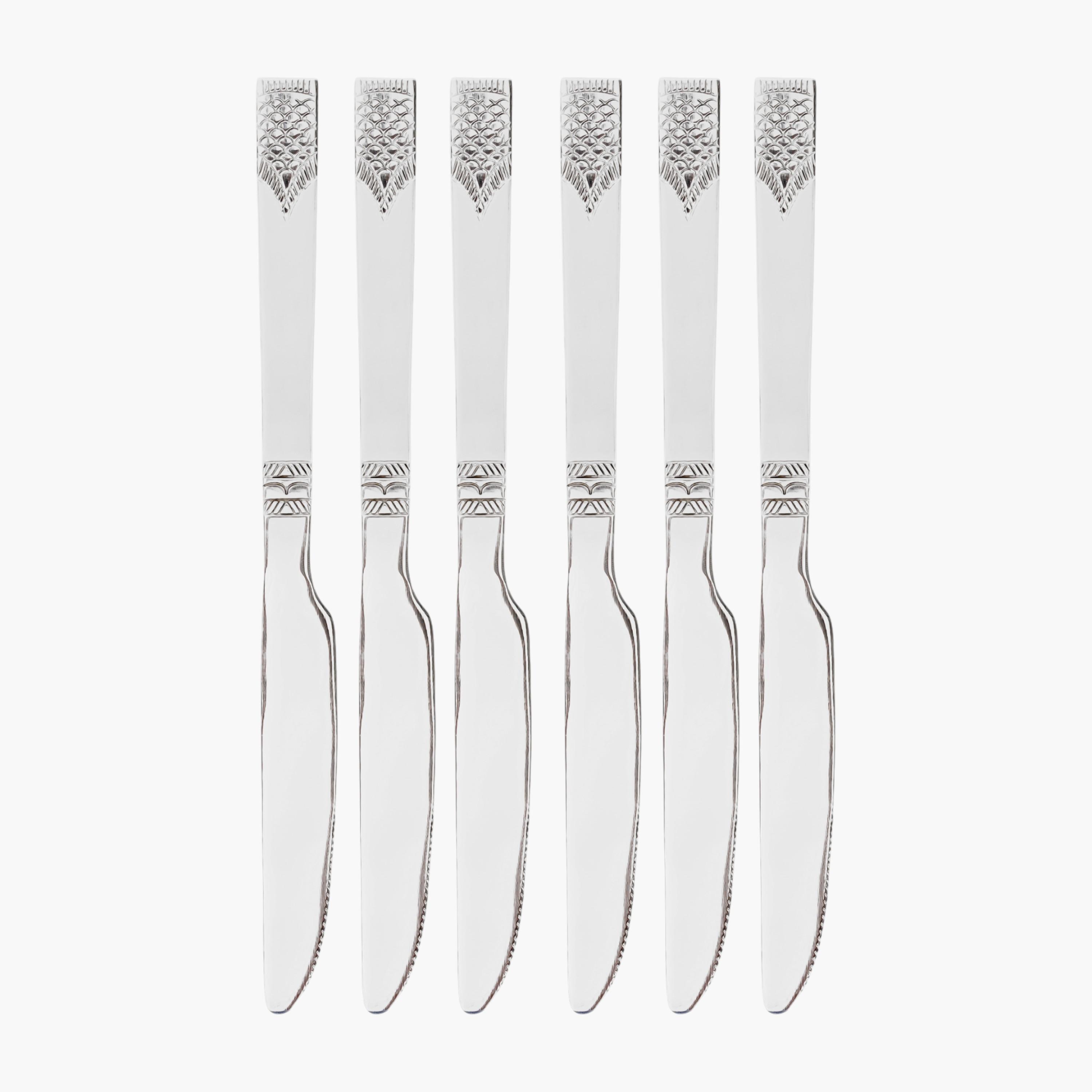 Stainless Steel 6-Piece Table Knife Set-household-kitchen-kitchentoolsandutensils-knives-image-1