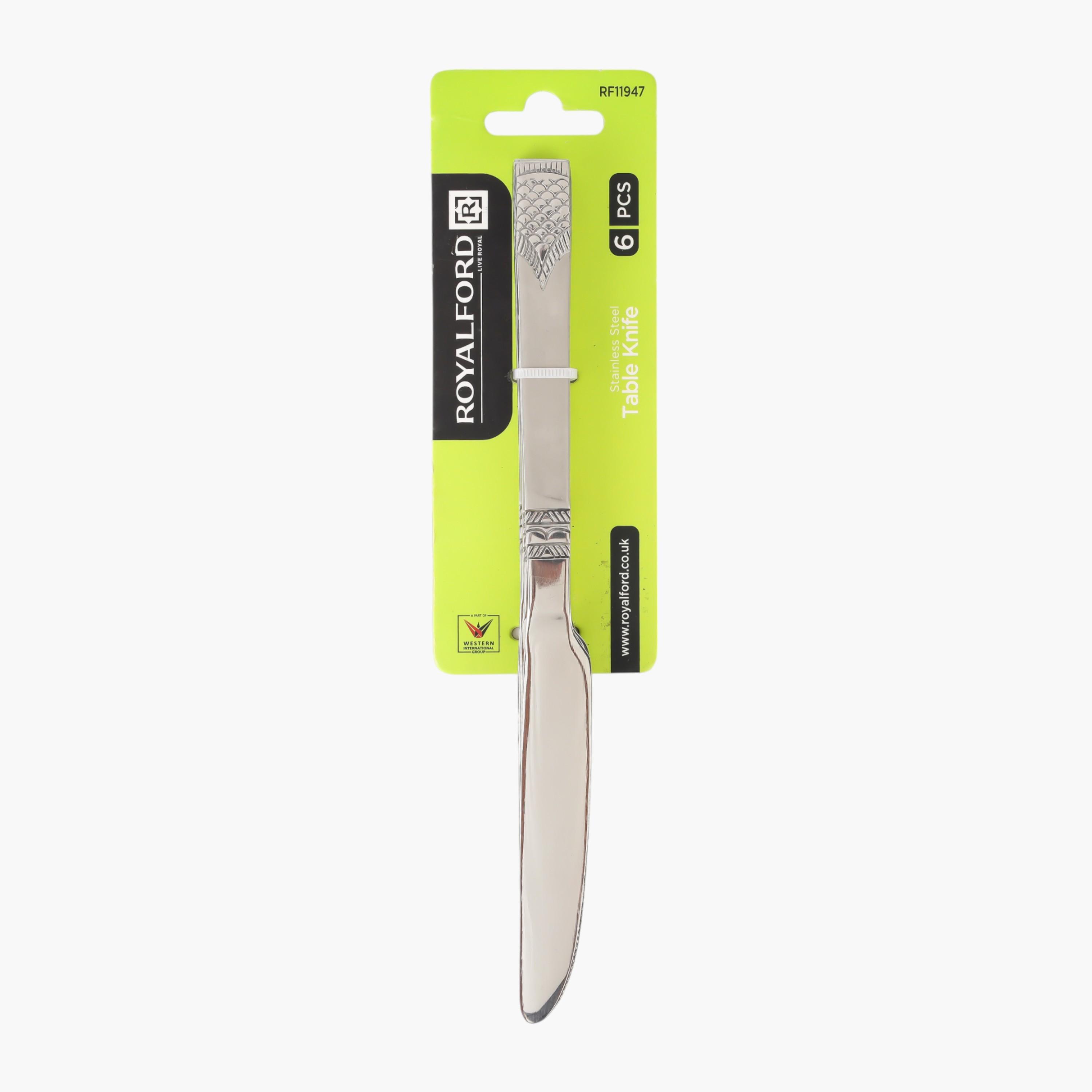 طقم سكاكين مائدة ستانلس ستيل 6 قطع من رويال فورد-household-kitchen-kitchentoolsandutensils-knives-image-1