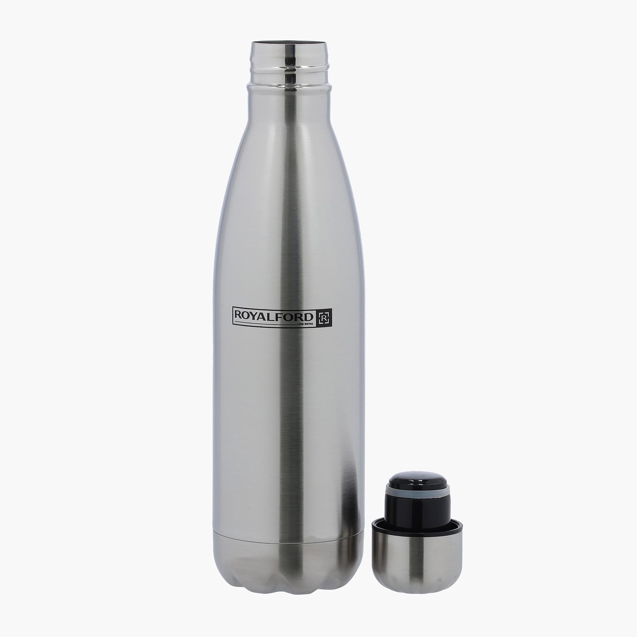 Royalford Double Wall Stainless Steel Vacuum Water Bottle - 750 ml-school-waterbottles-image-2