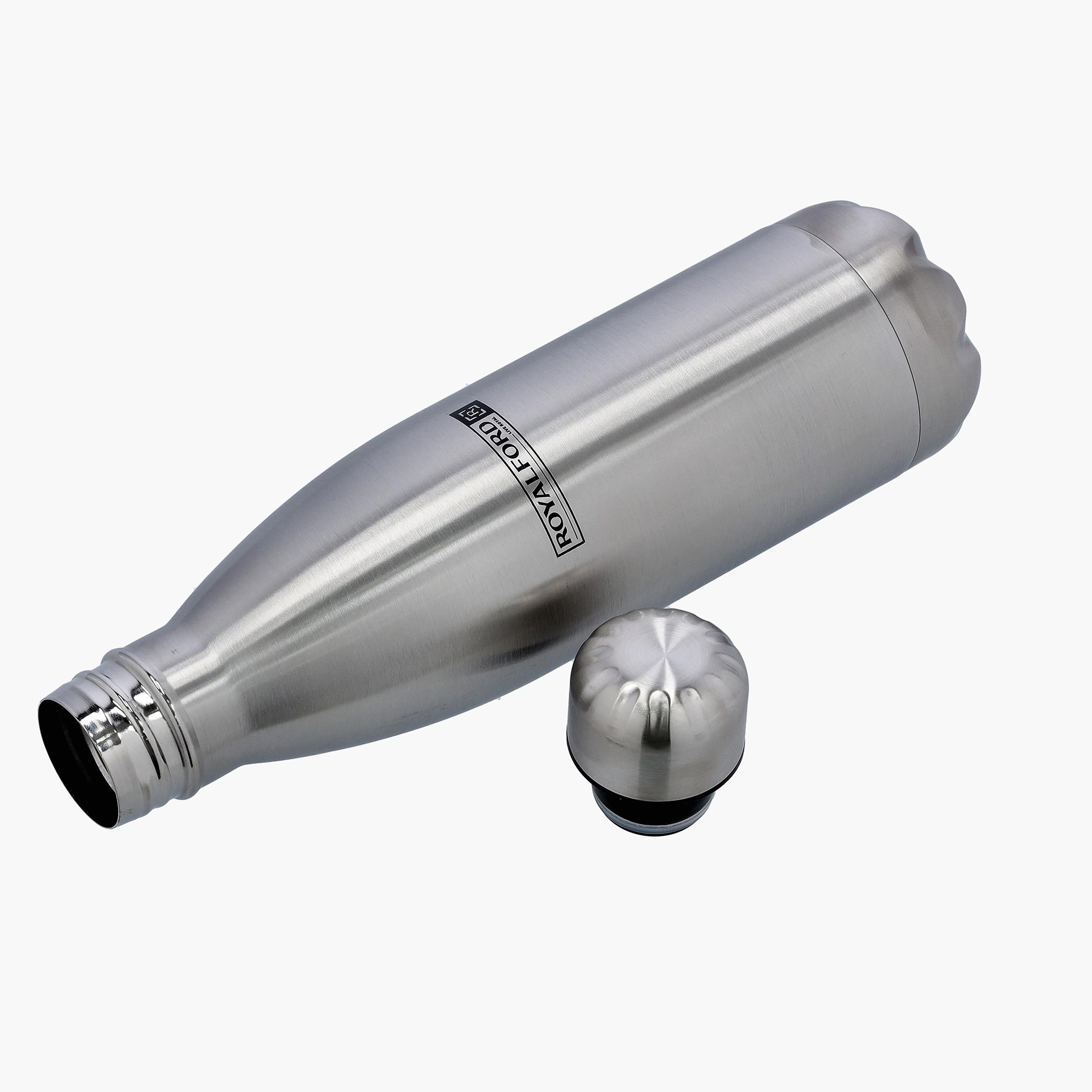 Royalford Double Wall Stainless Steel Vacuum Water Bottle - 750 ml-school-waterbottles-image-4