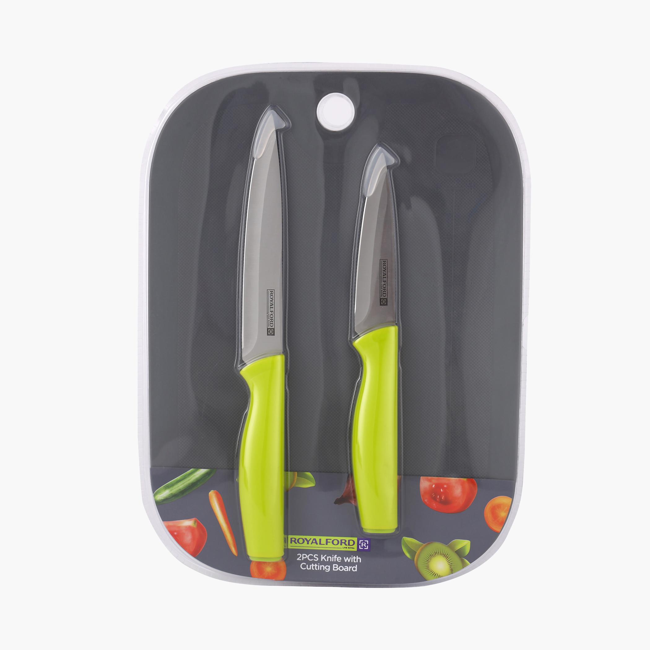 طقم لوح تقطيع و2 سكين من رويال فورد-household-kitchen-kitchentoolsandutensils-knives-image-6