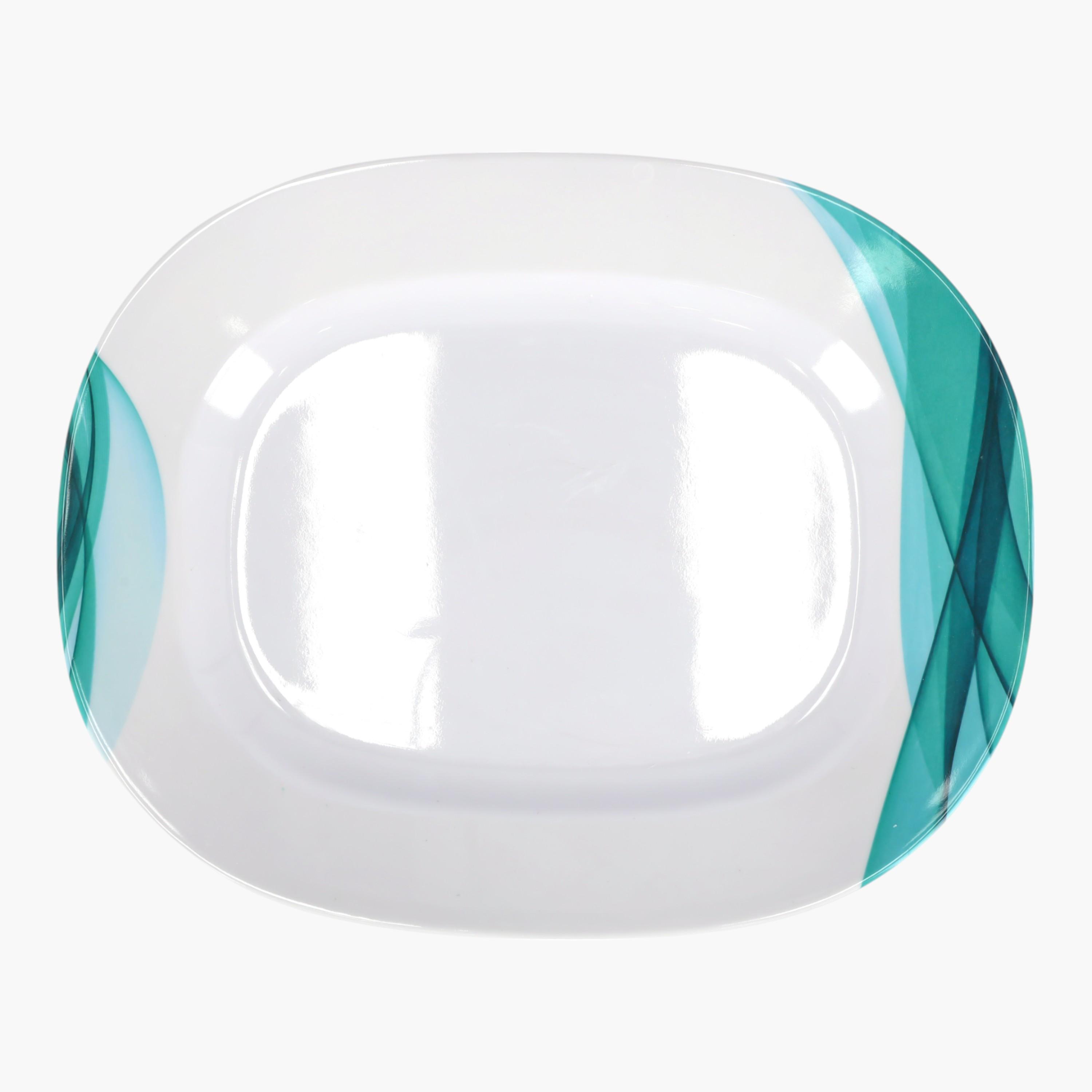 صحن بيضاوي ميلامين سوبر رايز من رويال فورد-household-dining-dinnerware-plates-image-3