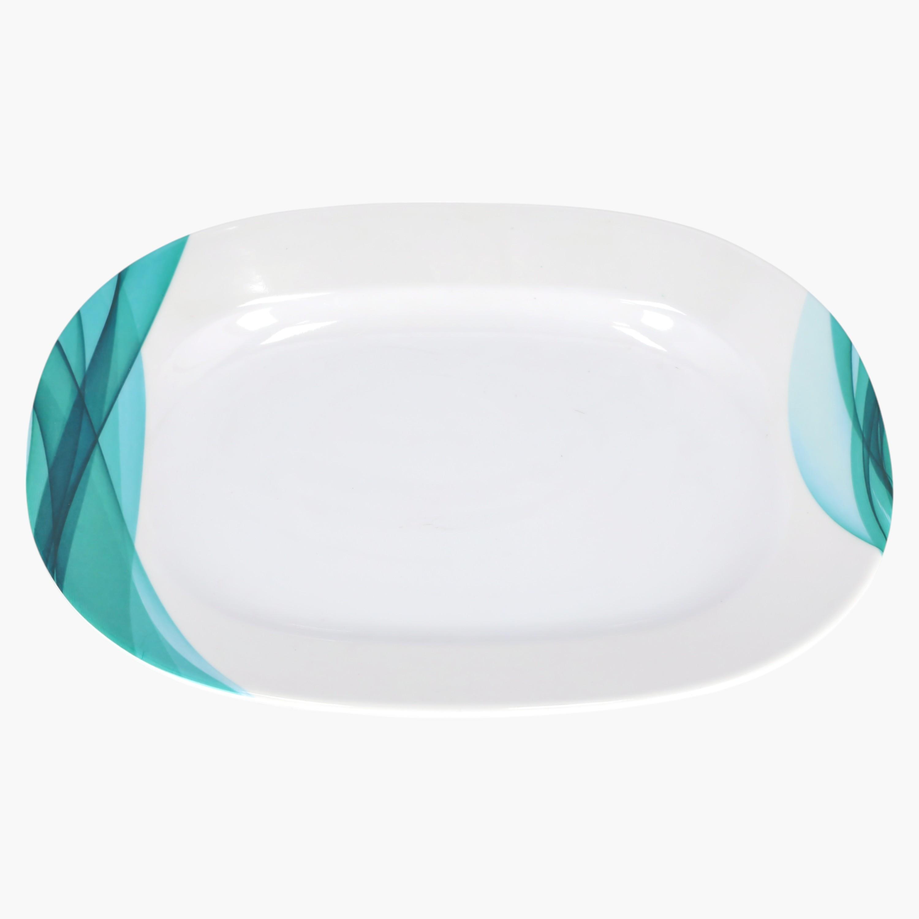 صحن بيضاوي ميلامين سوبر رايز من رويال فورد-household-dining-dinnerware-plates-image-1
