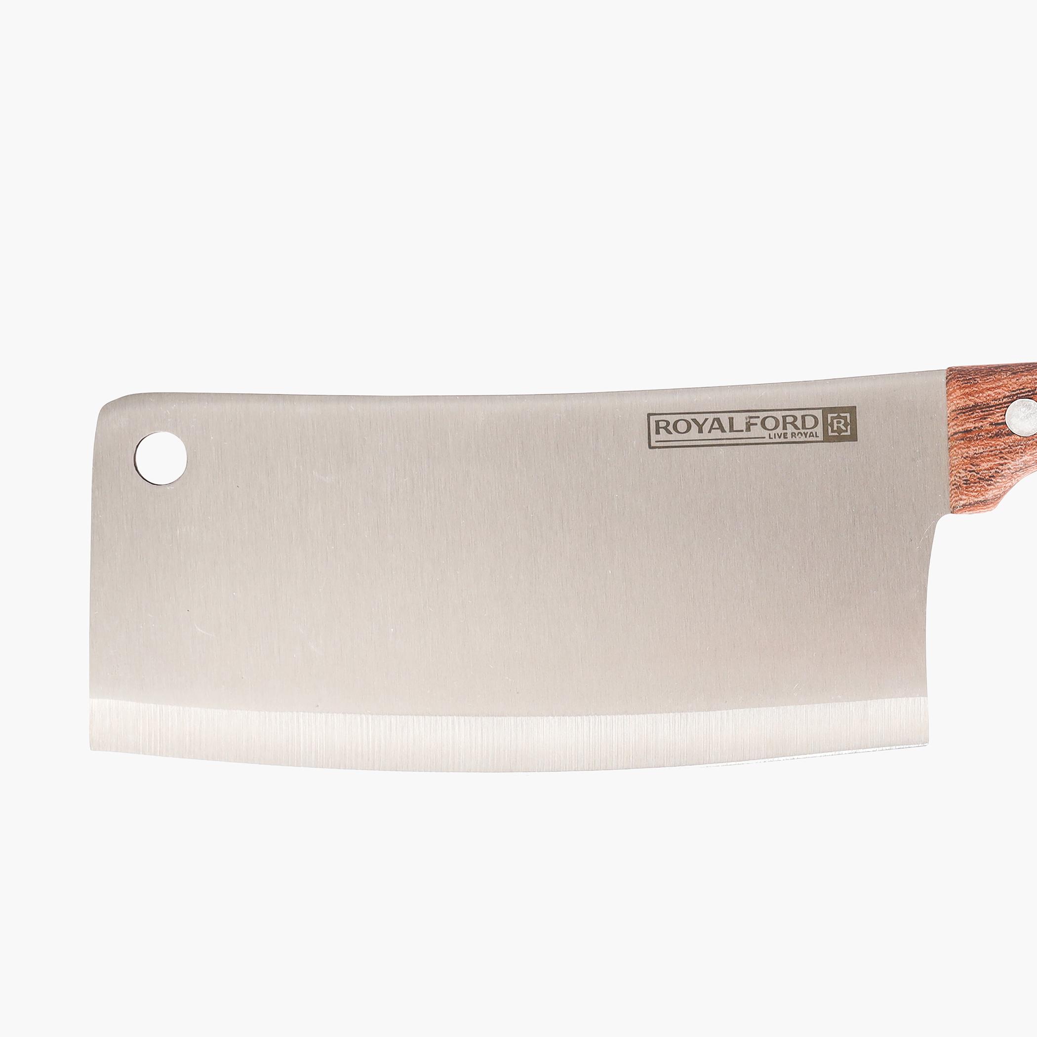 Royalford Cleaver Knife - 7 inches-household-kitchen-kitchentoolsandutensils-knives-image-4