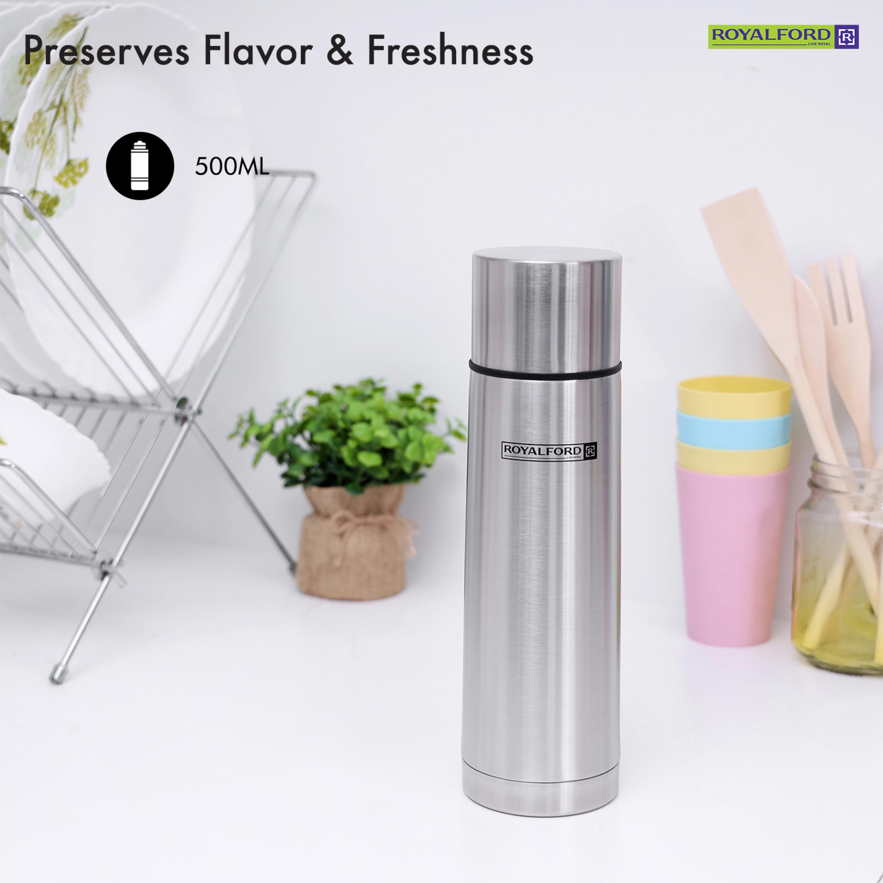 Stainless Steel Vacuum Flask - 500 ml-household-dining-teaandcoffee-vacuumflaskscoffeeandteapots-image-8