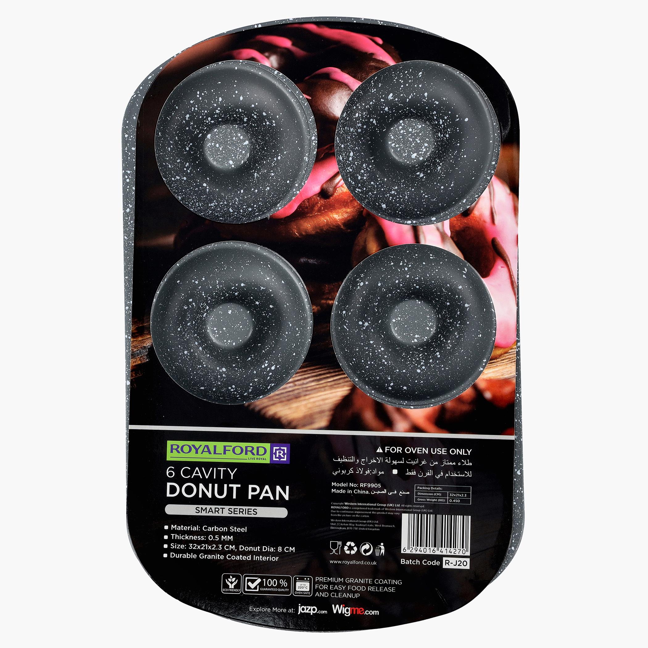Royalford 6-Slot Doughnut Pan-household-kitchen-bakeware-bakingpansandmoulds-image-6