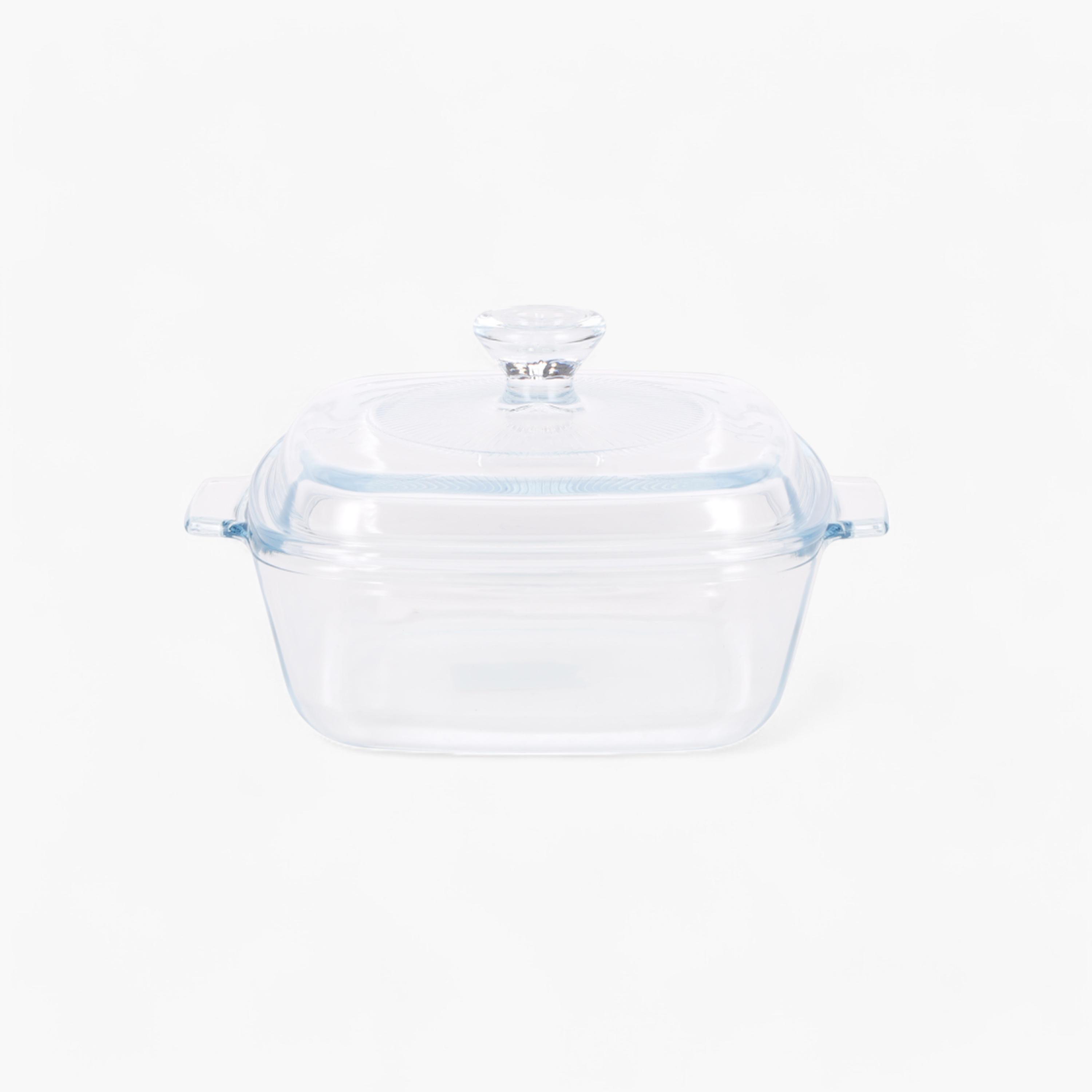 Glass Baking Dish with Lid - 800 ml-household-kitchen-bakeware-bakingdishes-image-1
