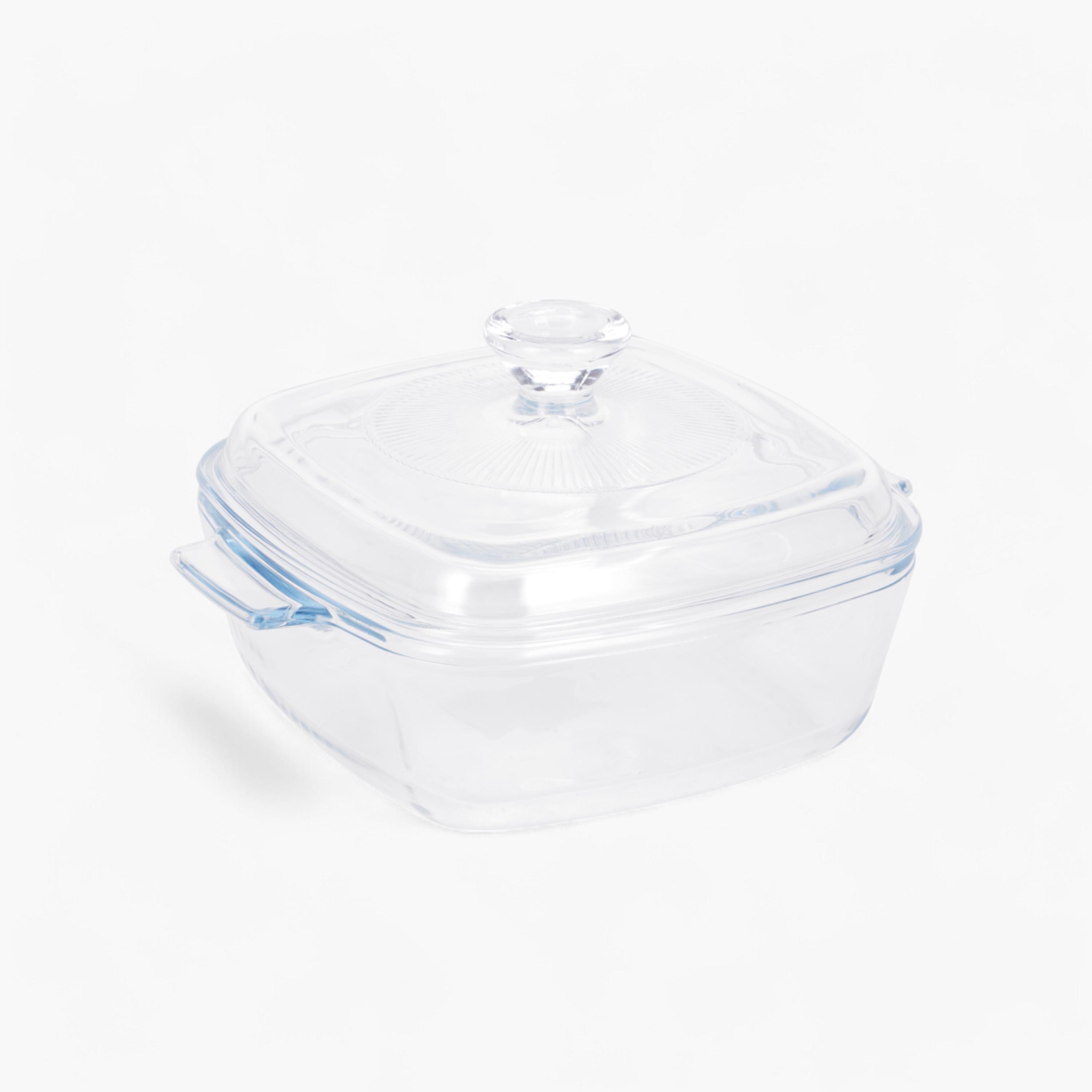 Glass Baking Dish with Lid - 800 ml-household-kitchen-bakeware-bakingdishes-image-2