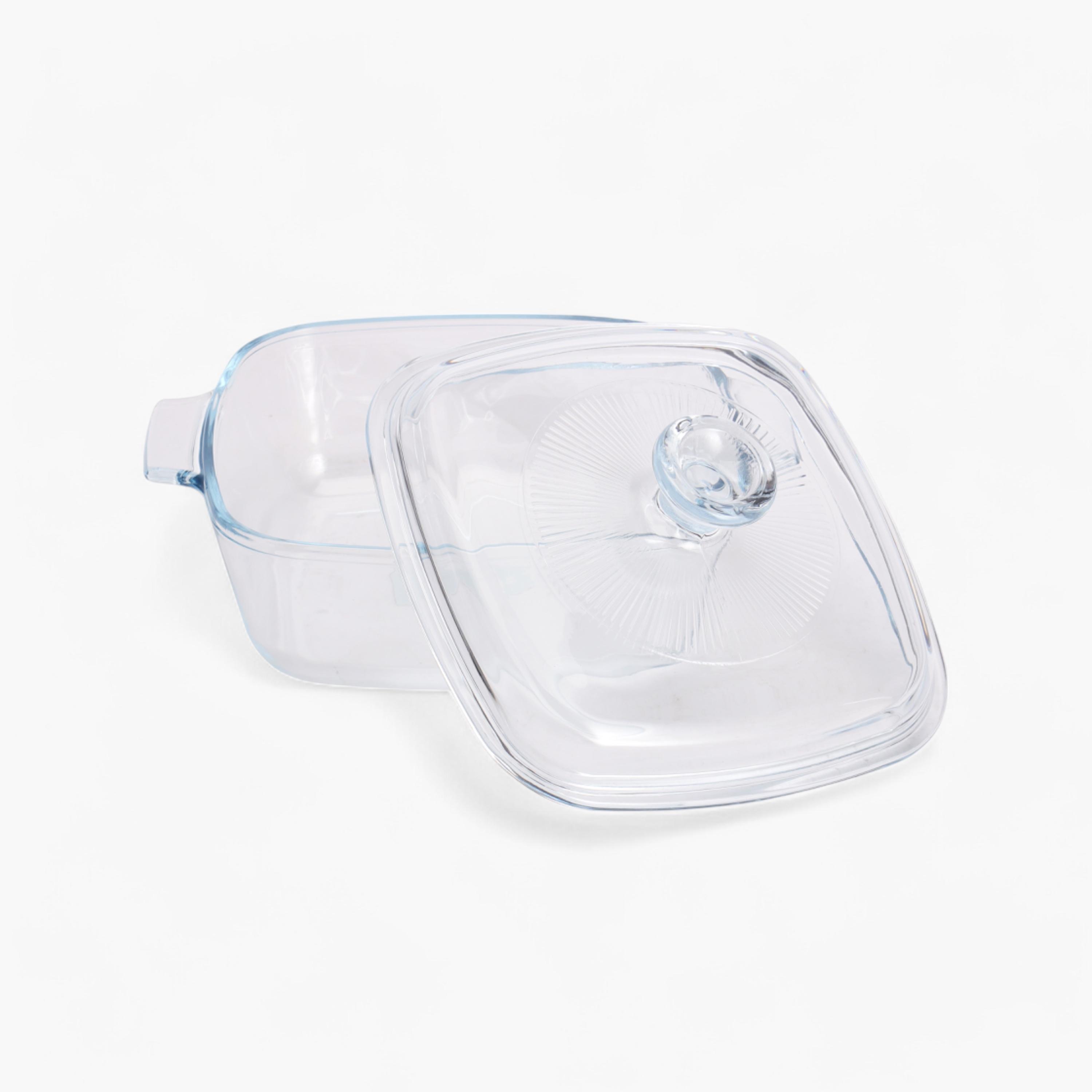 Glass Baking Dish with Lid - 800 ml-household-kitchen-bakeware-bakingdishes-image-3