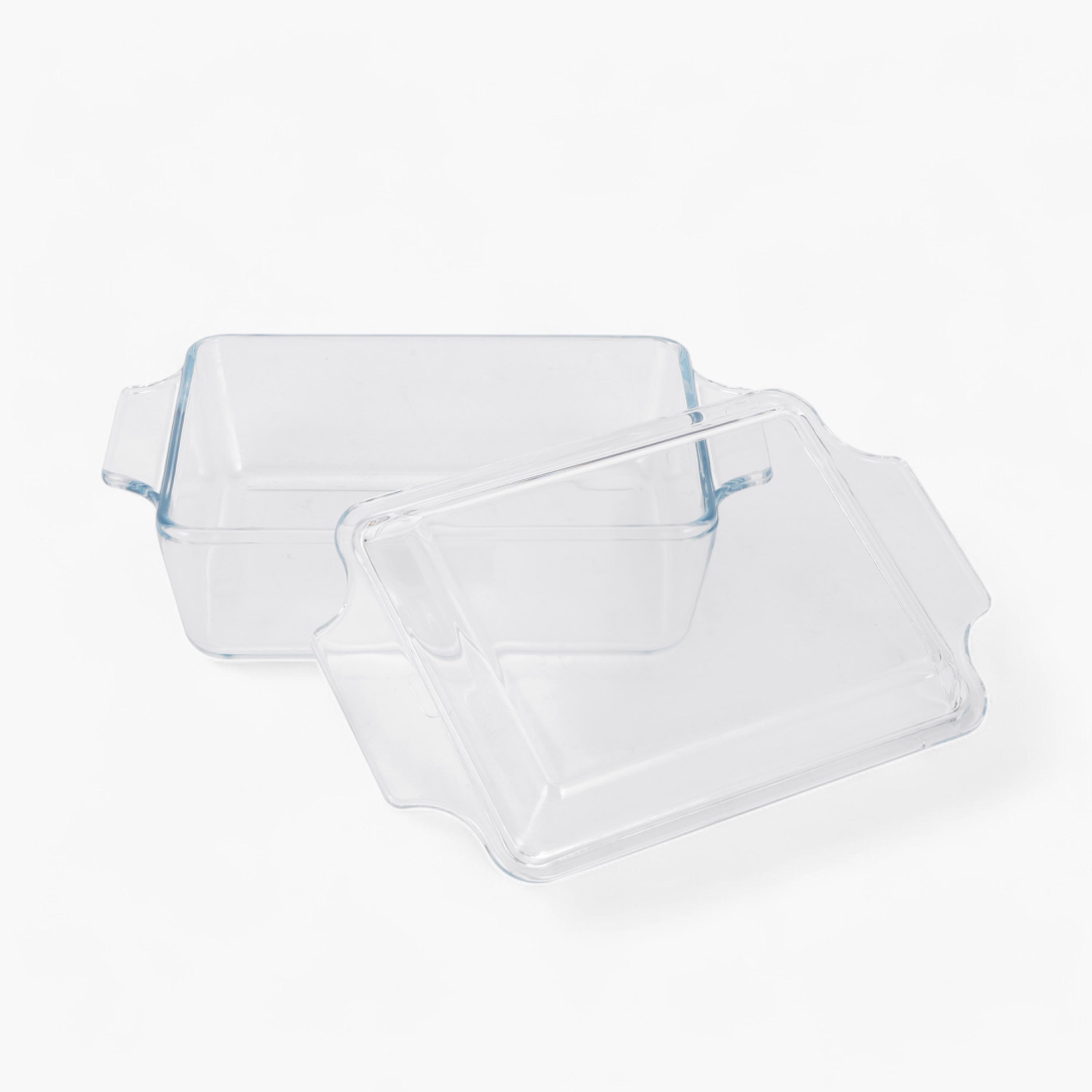 Glass Baking Dish with Lid - 1 L-household-kitchen-bakeware-bakingdishes-image-3