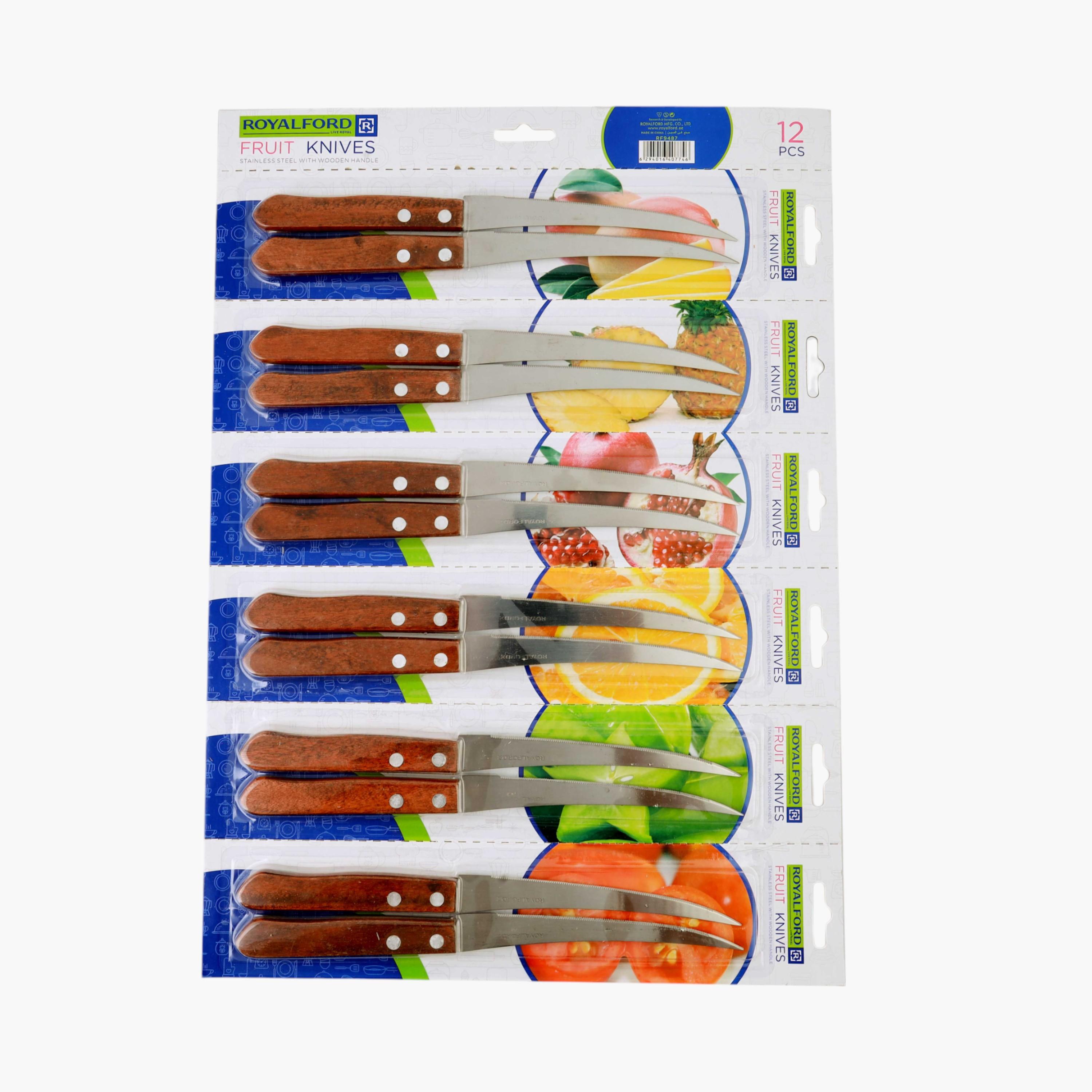 Royalford Deluxe 12-Piece Fruit Knife Set-household-kitchen-kitchentoolsandutensils-knives-image-2