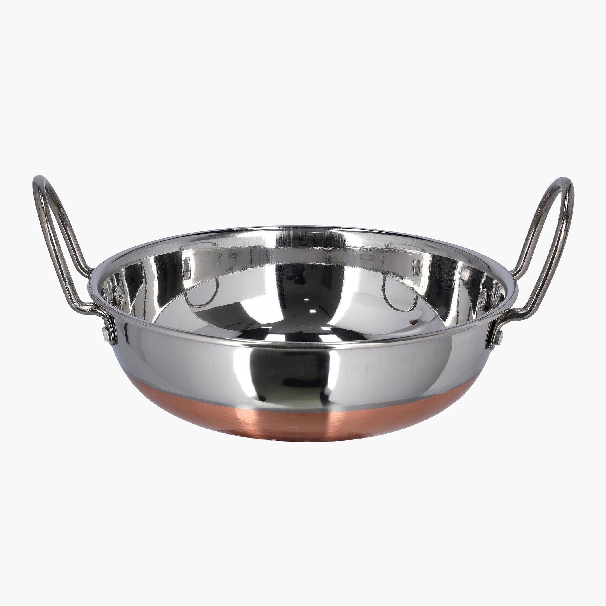 Kadai with Copper Bottom - 21 cms-household-kitchen-cookware-potsandpans-image-1